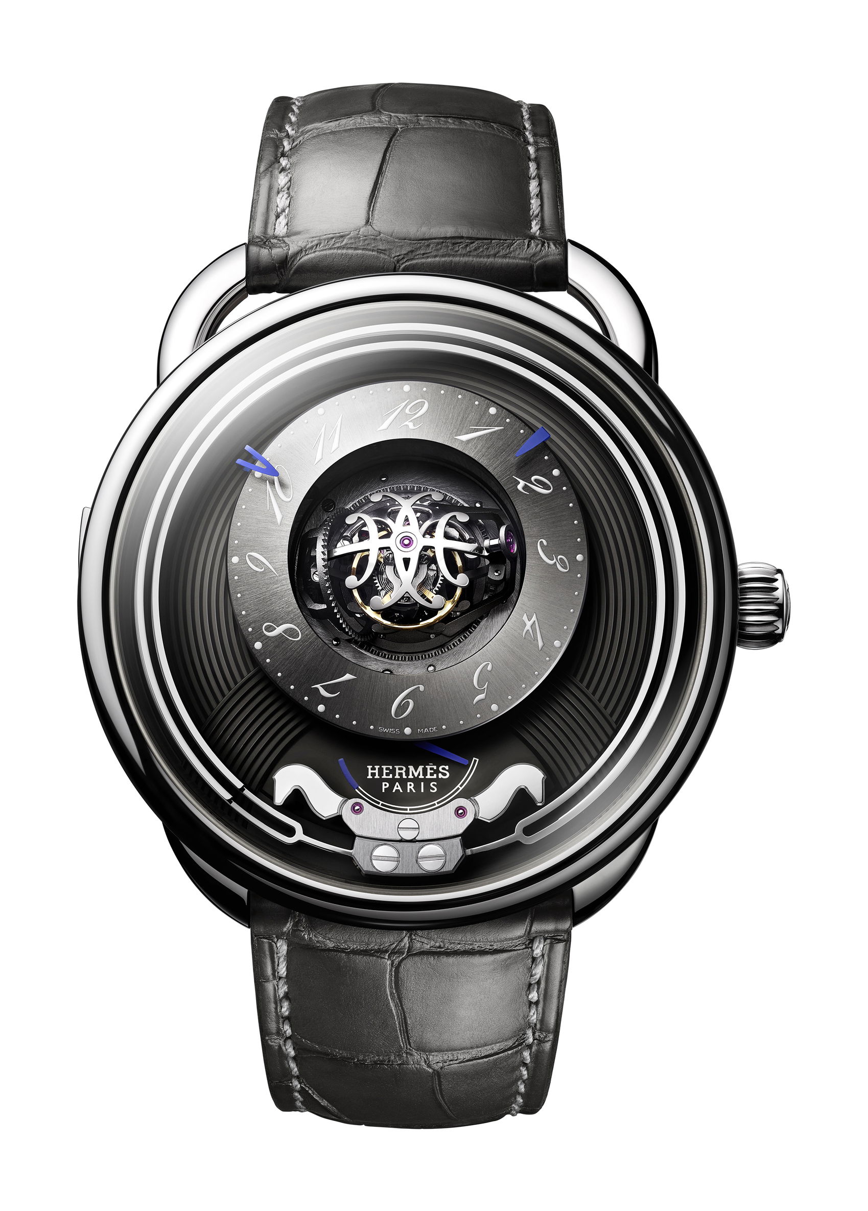 Hermès Arceau Duc Attele Titanium watch