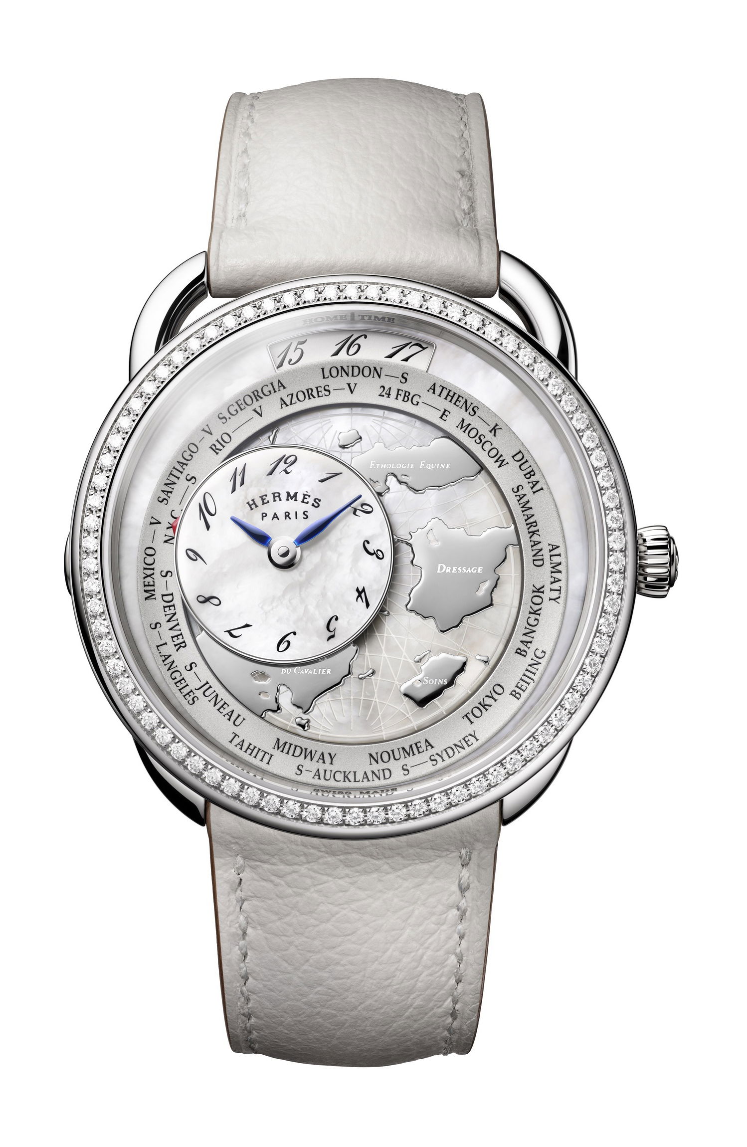 Hermès Arceau Le Temps Voyageur watch