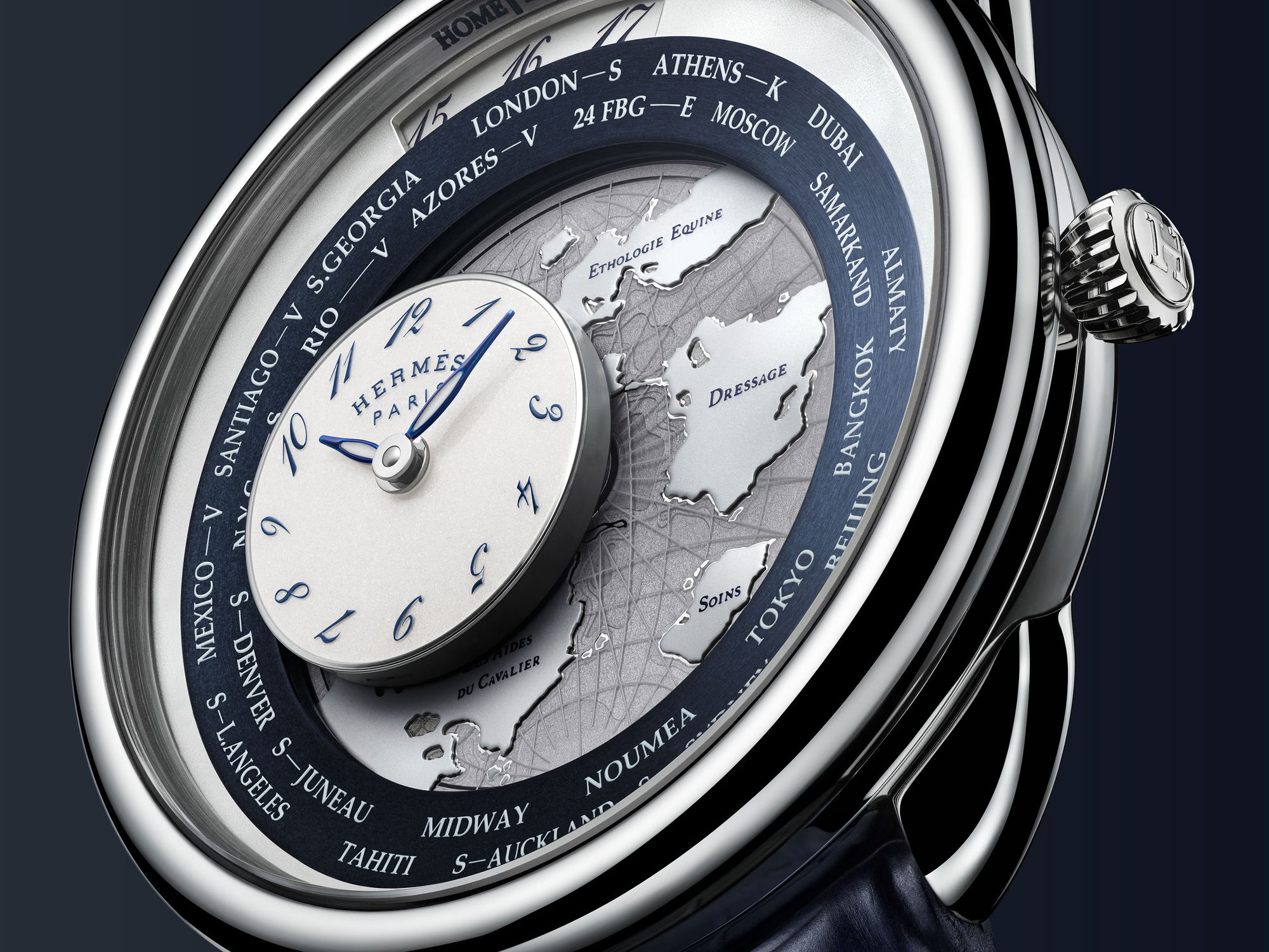 Hermès Arceau Le Temps Voyageur Or Blanc - View 2