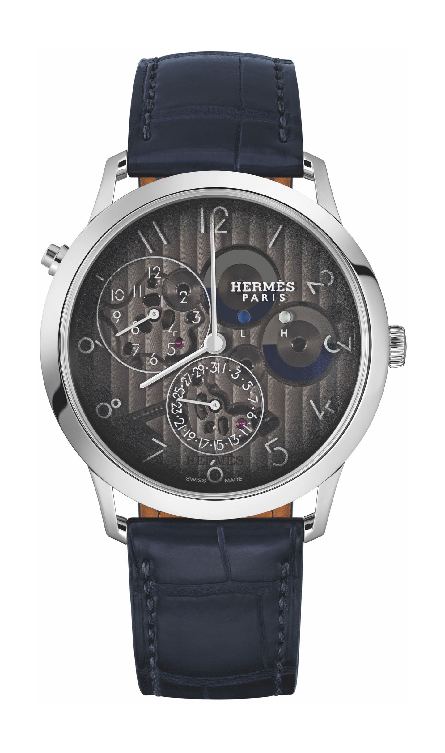 Hermès Slim d’Hermès GMT – Platinum watch