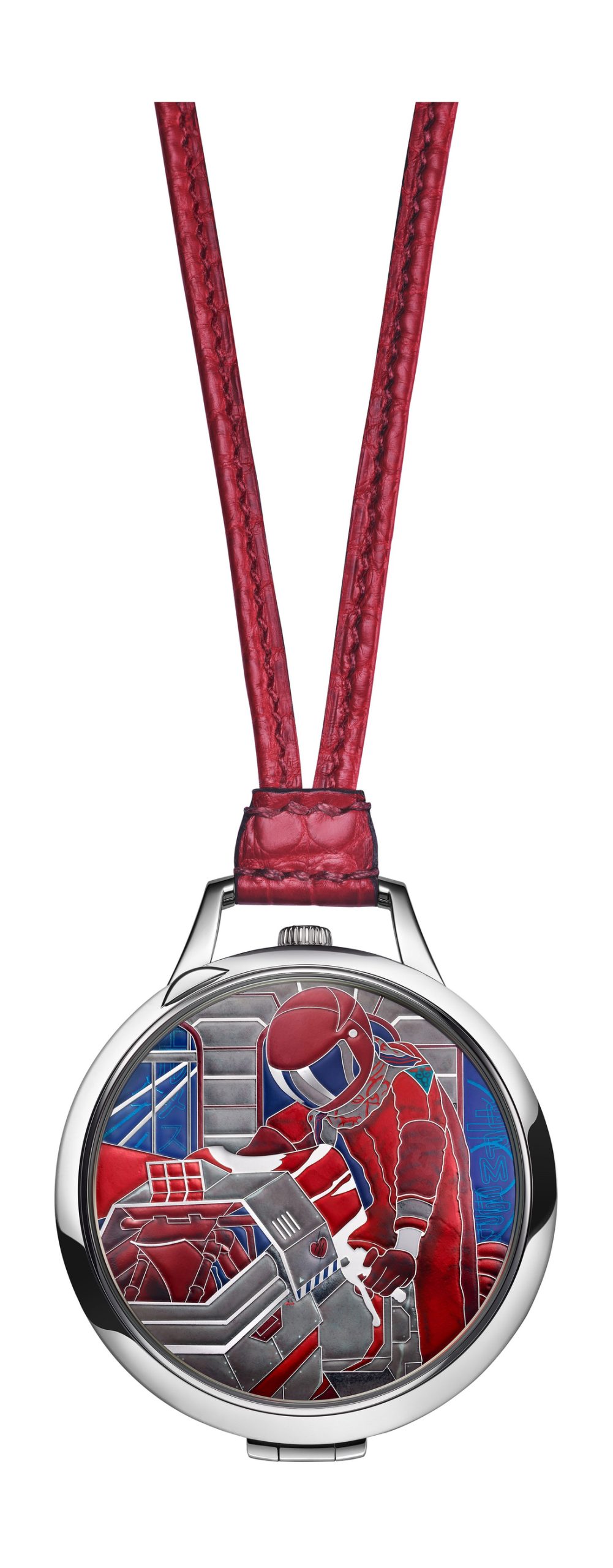 Hermès Slim d’Hermès Pocket Mysterious Rider watch