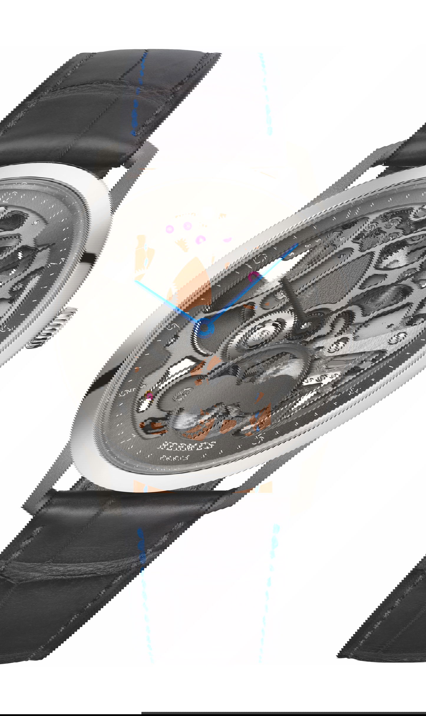 Hermès Slim d’Hermès Squelette Lune watch