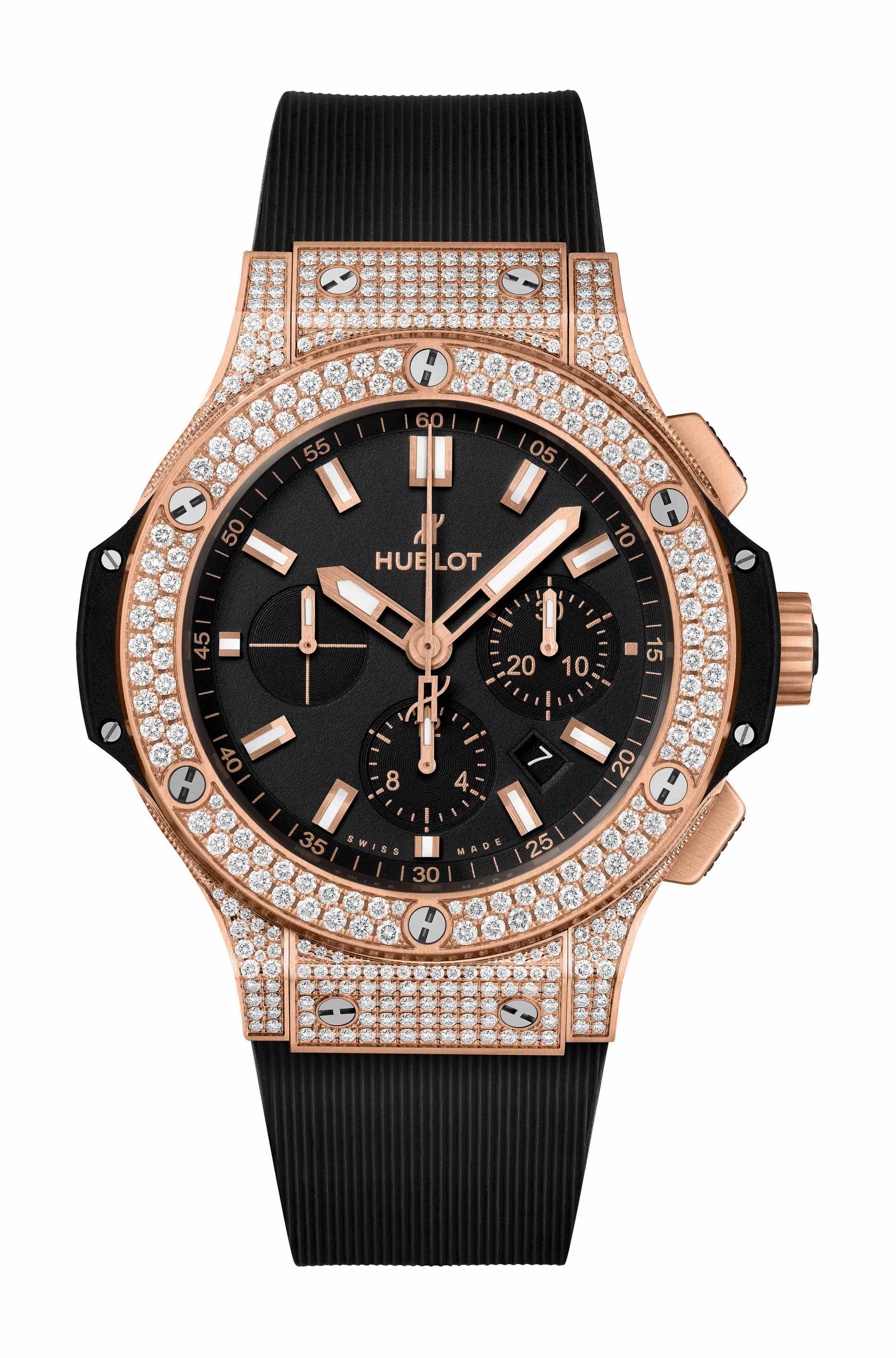 Hublot Big Bang Gold Pavé watch