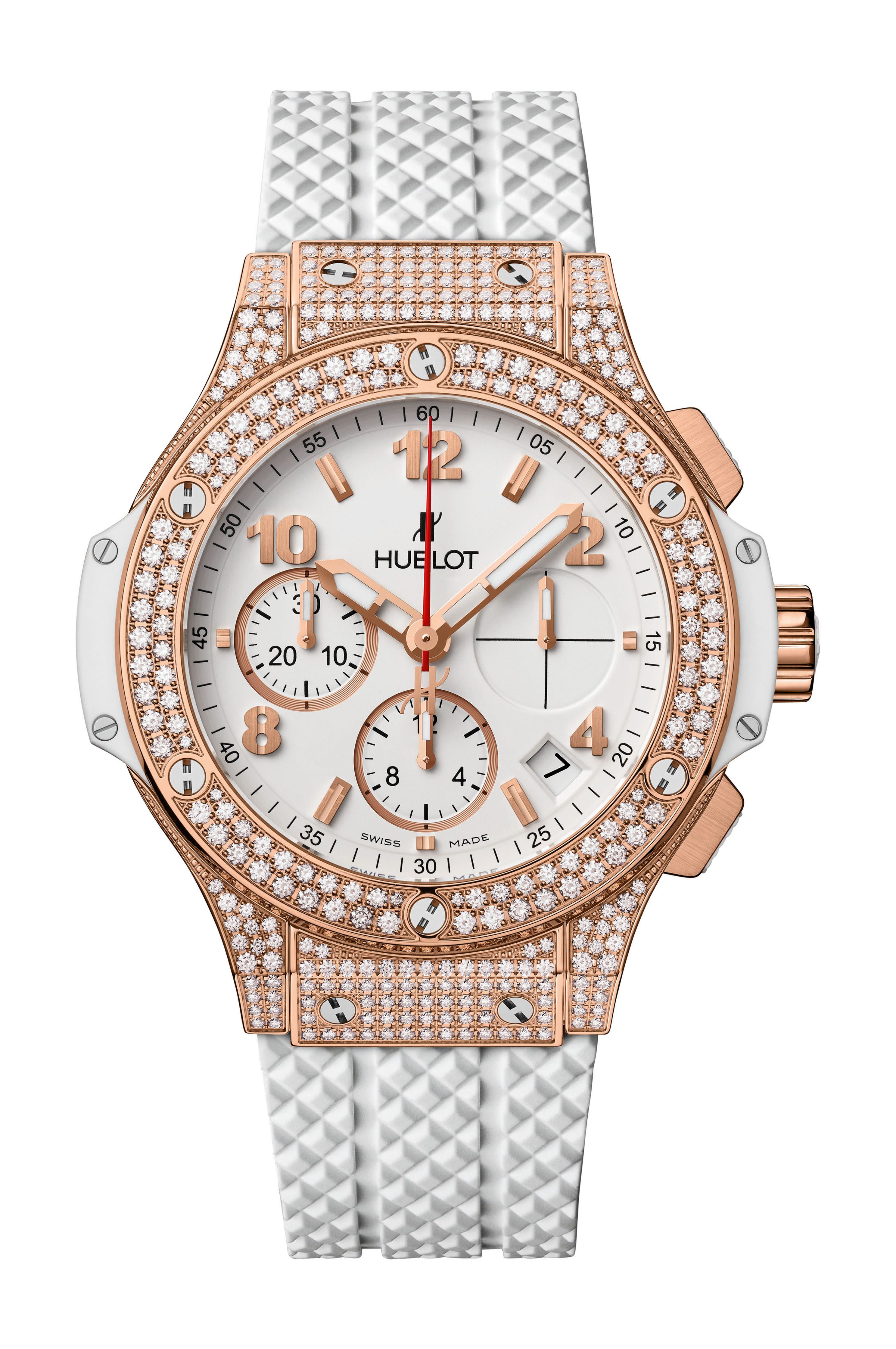 Hublot Big Bang Gold White Pavé watch