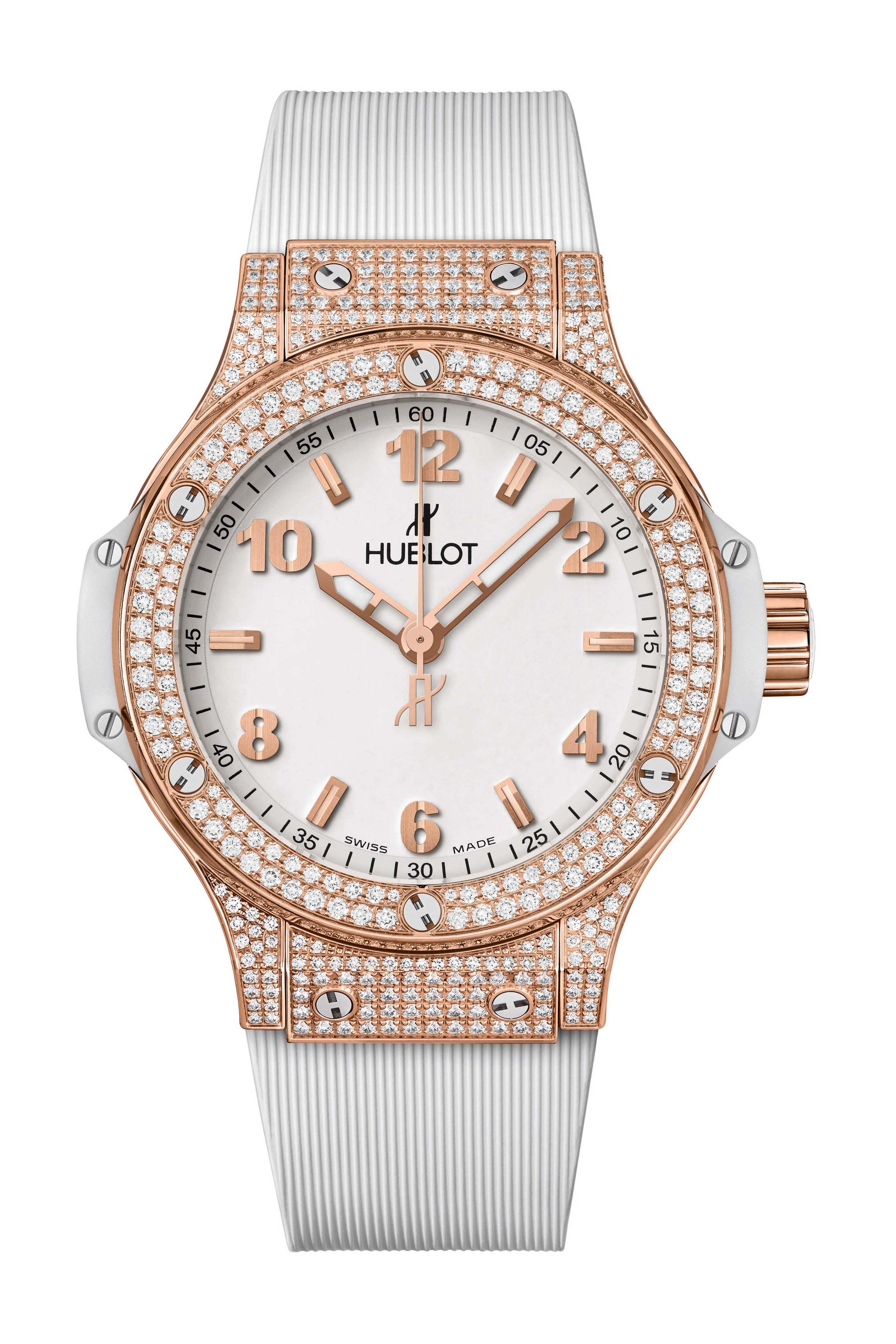 Hublot Big Bang Gold White Pavé watch