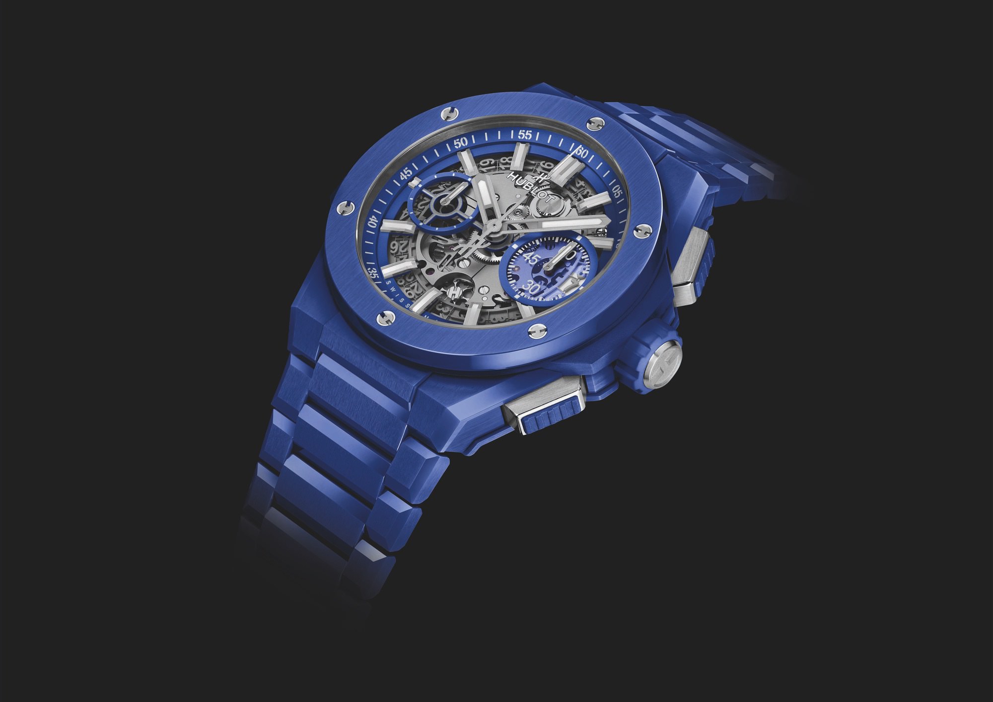 Hublot Big Bang Integral Indigo Blue Ceramic - View 2