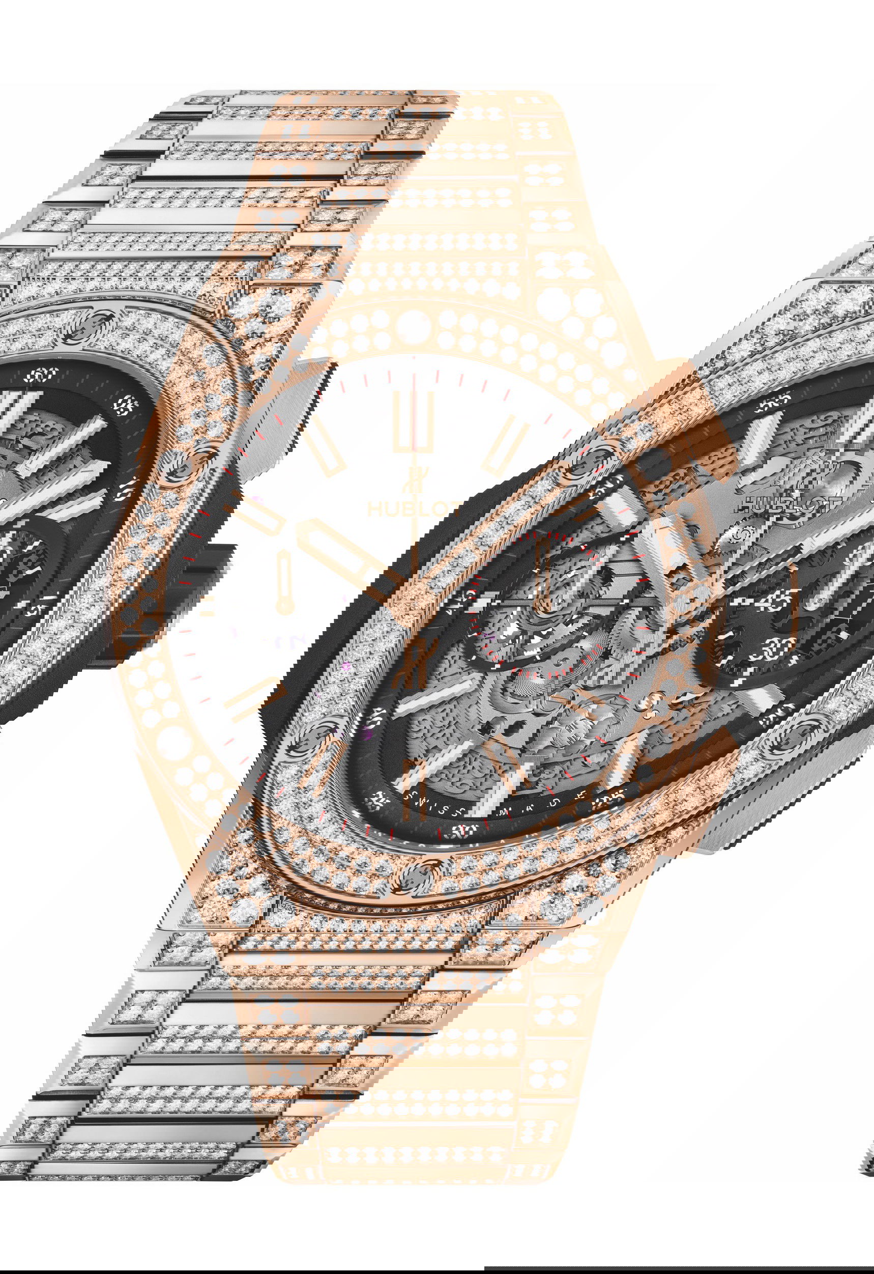 Hublot Big Bang Integral King Gold Pavé watch