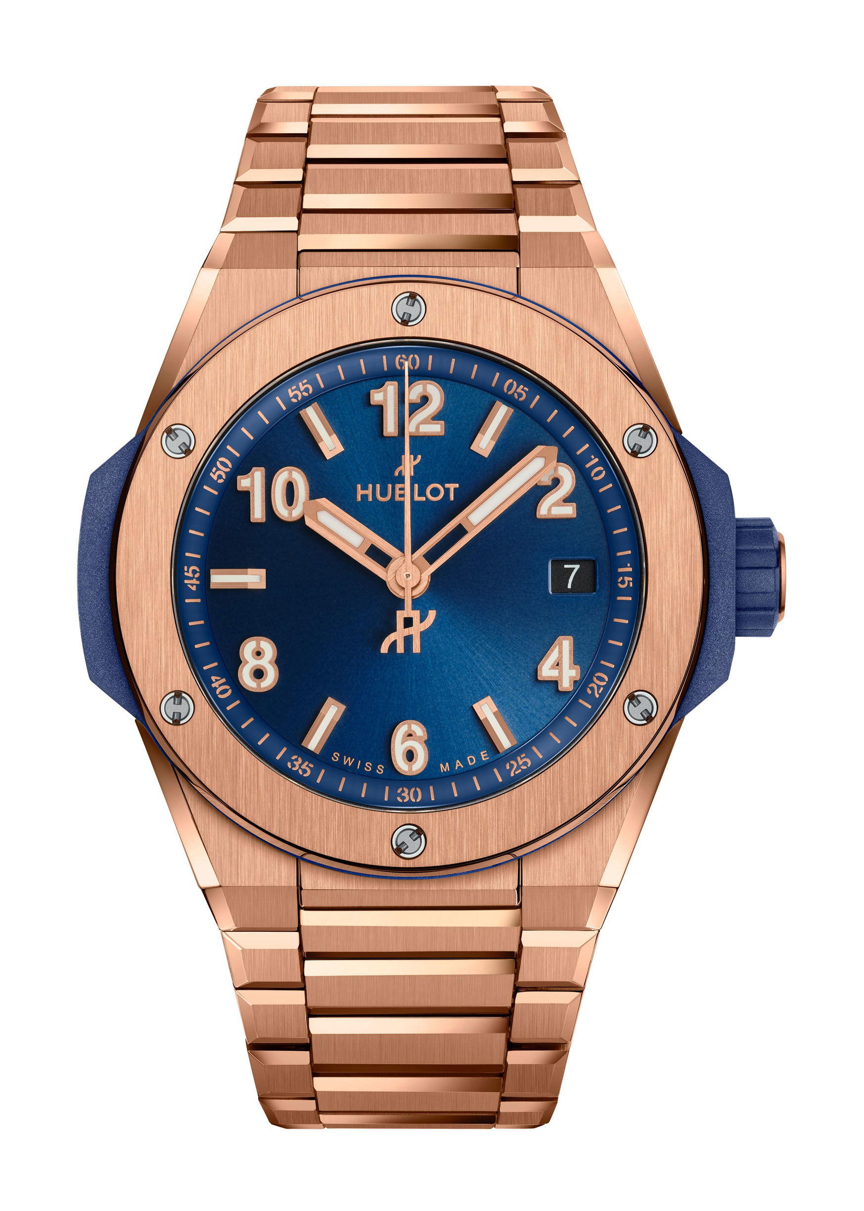 Hublot Big Bang Integrated Time Only King Gold Blue watch