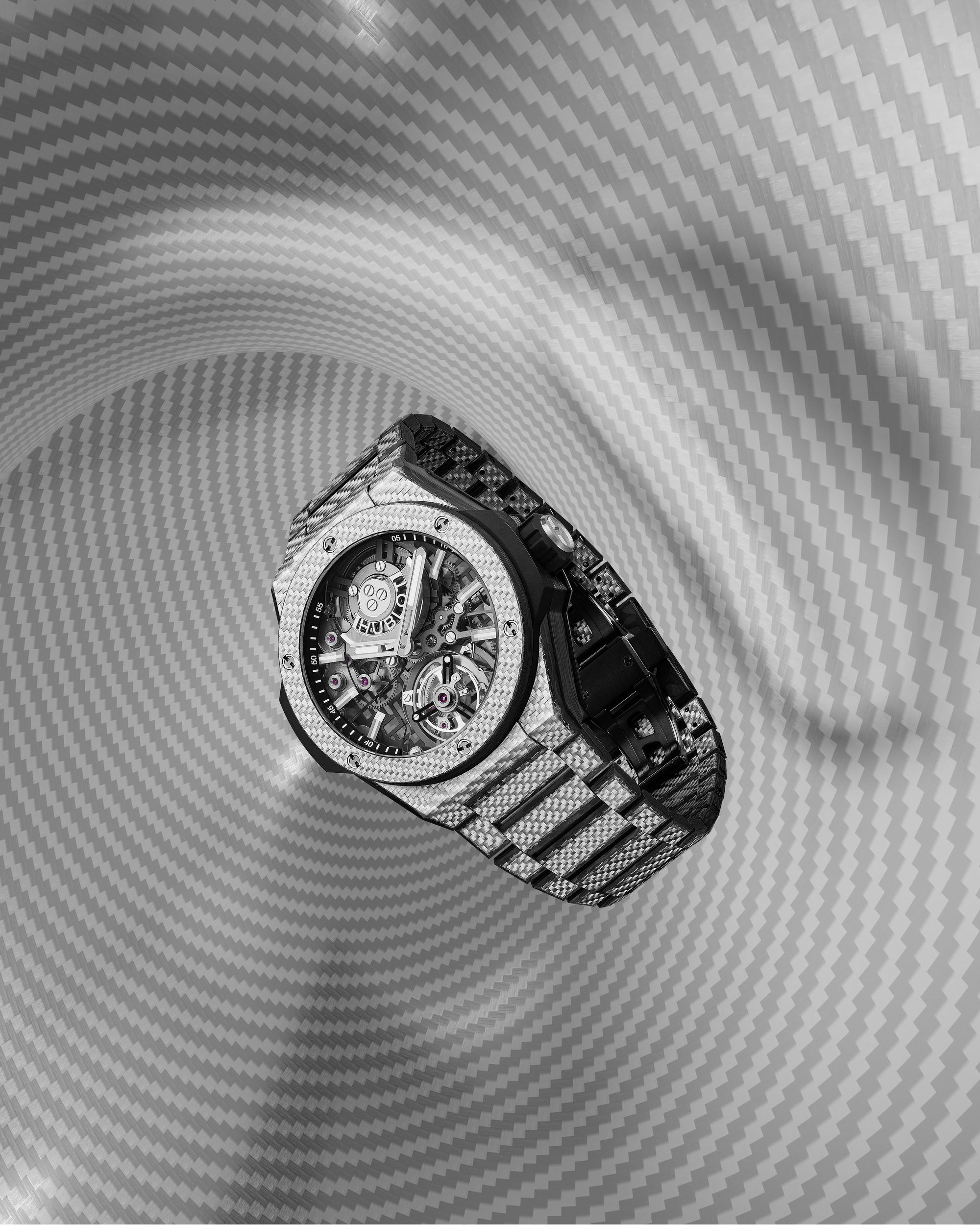 Hublot Big Bang Integrated Tourbillon Full Carbon - View 3