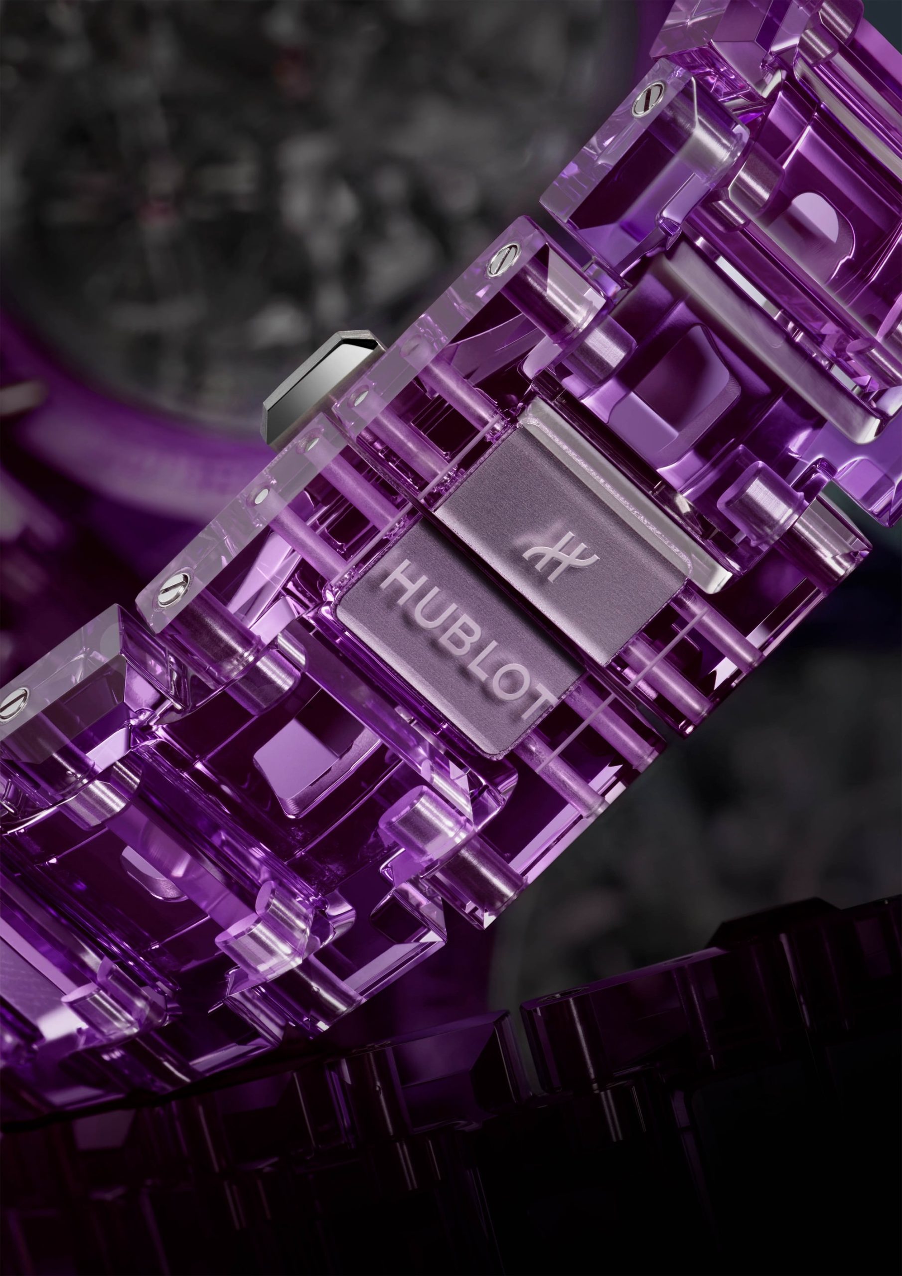 Hublot Big Bang Integrated Tourbillon Full Purple Sapphire - View 2