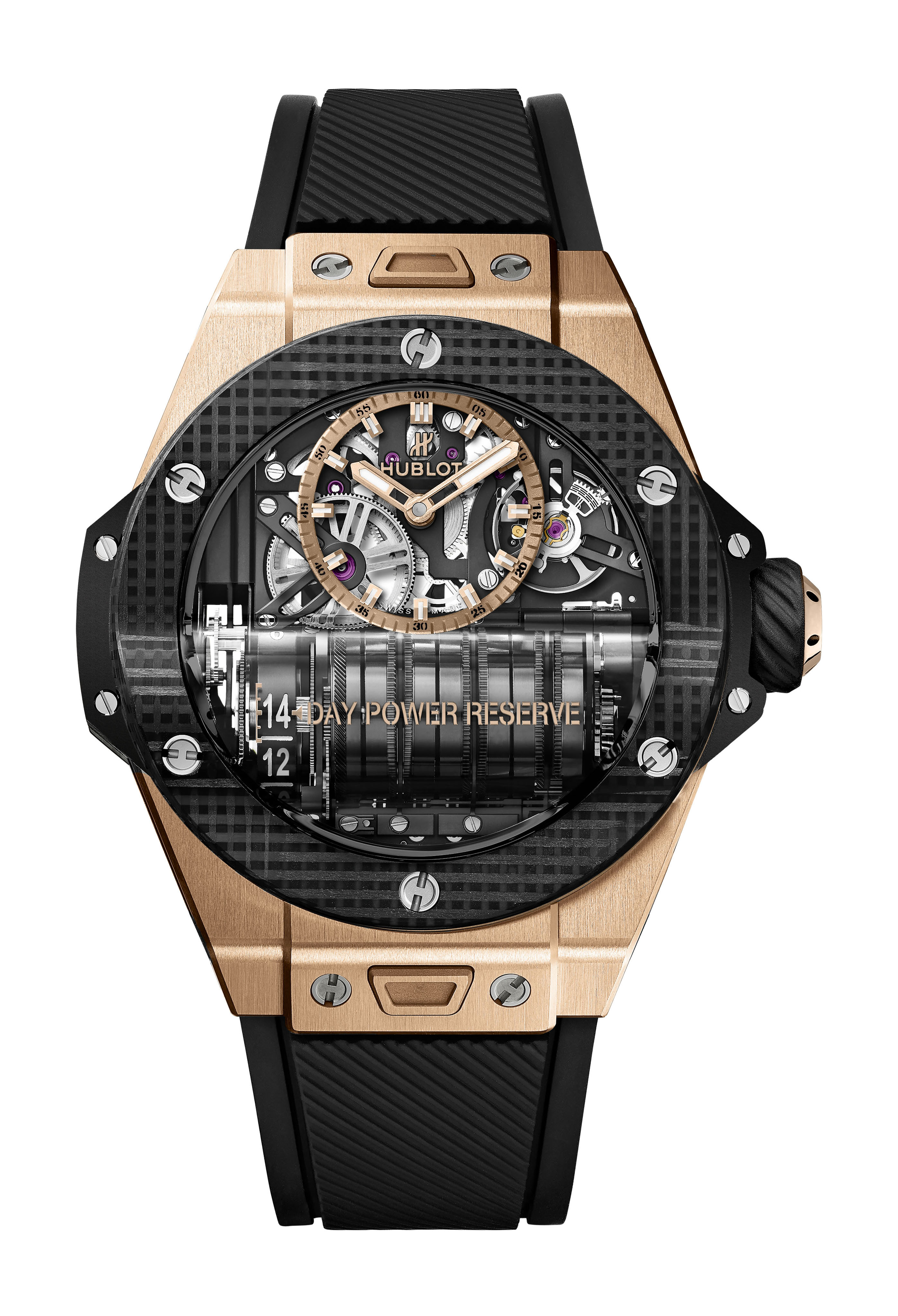 Hublot Big Bang MP-11 Power Reserve 14 Days King Gold 3D Carbon watch