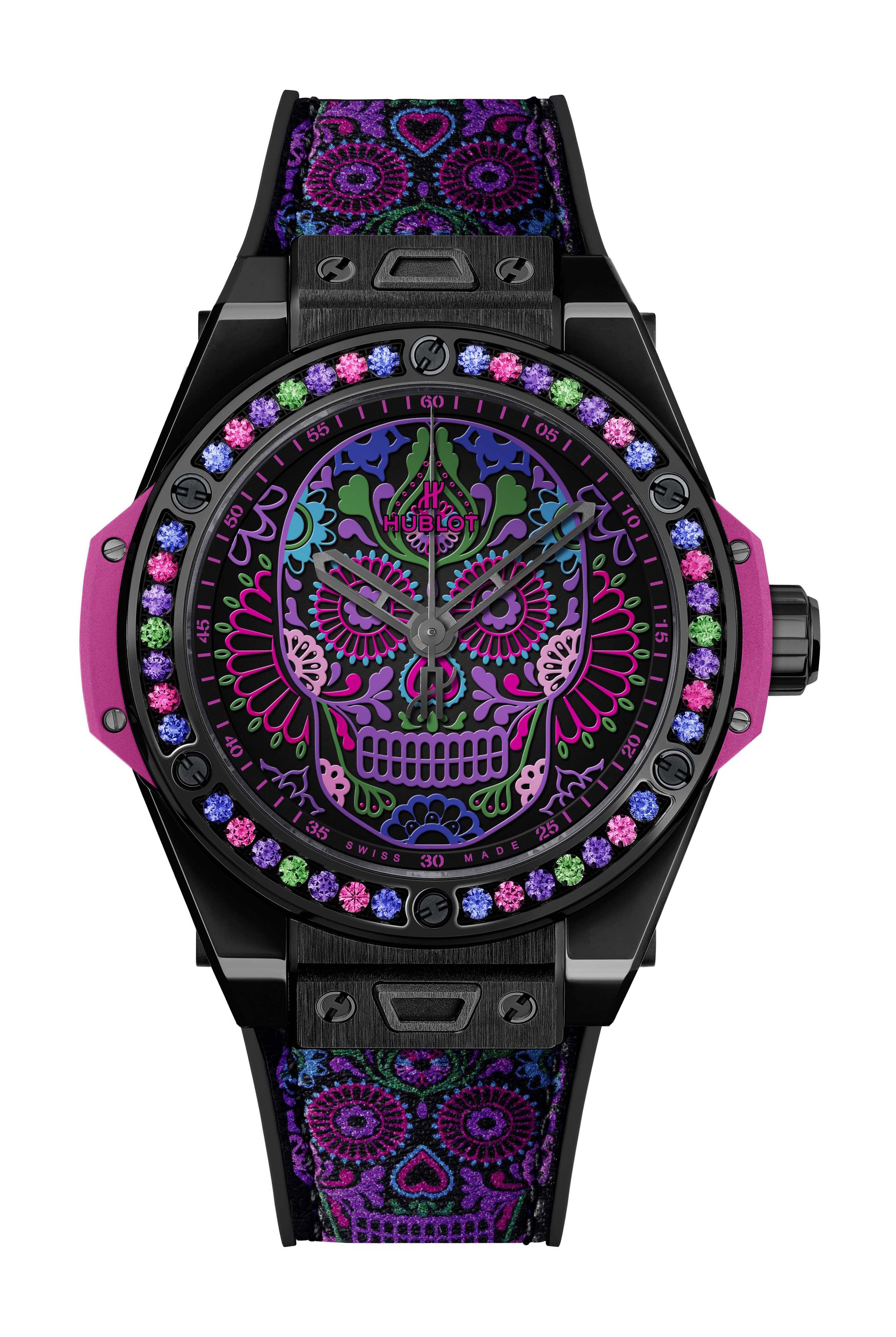 Hublot Big Bang One Click Calavera Catrina Black Ceramic watch