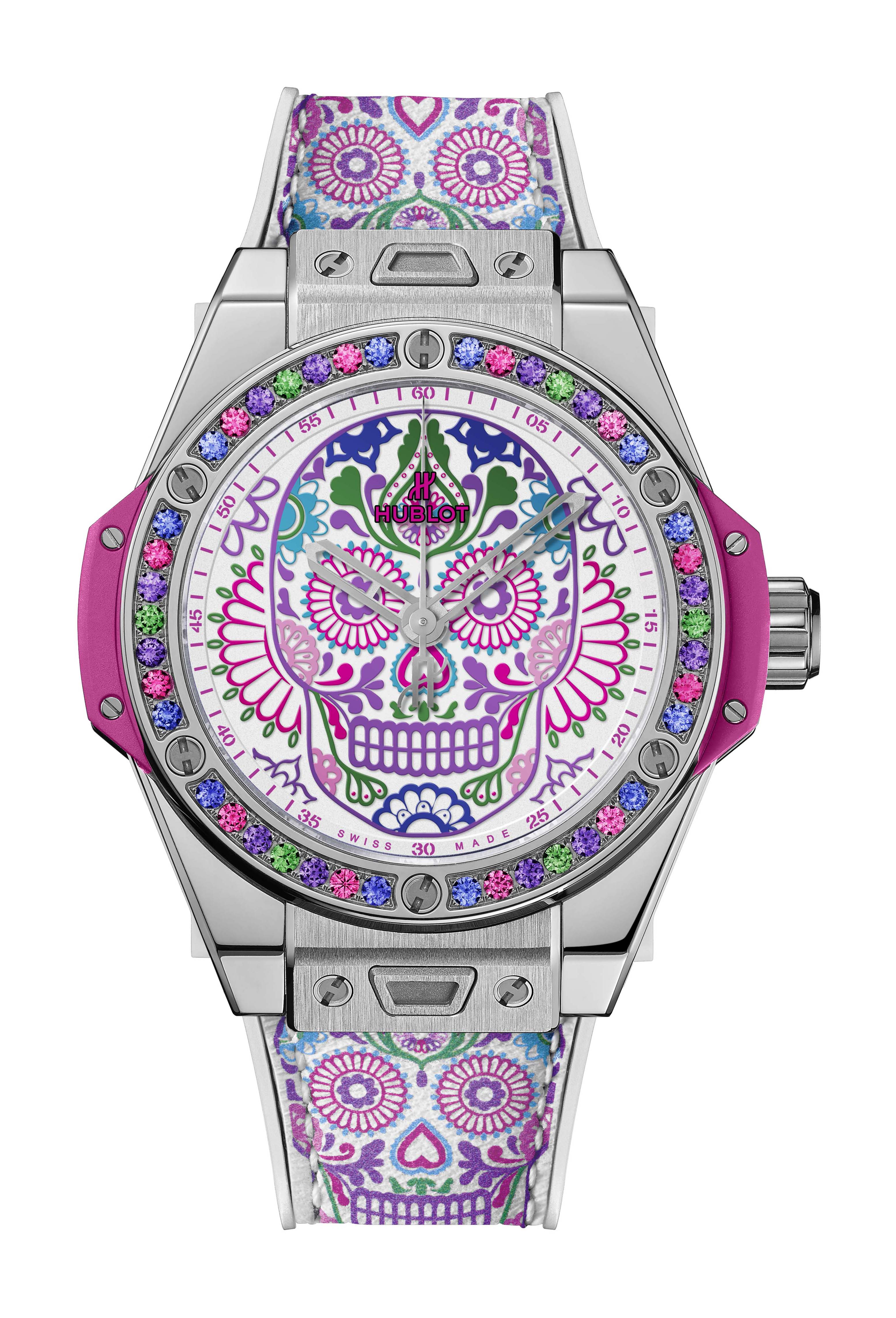 Hublot Big Bang One Click Calavera Catrina Steel watch