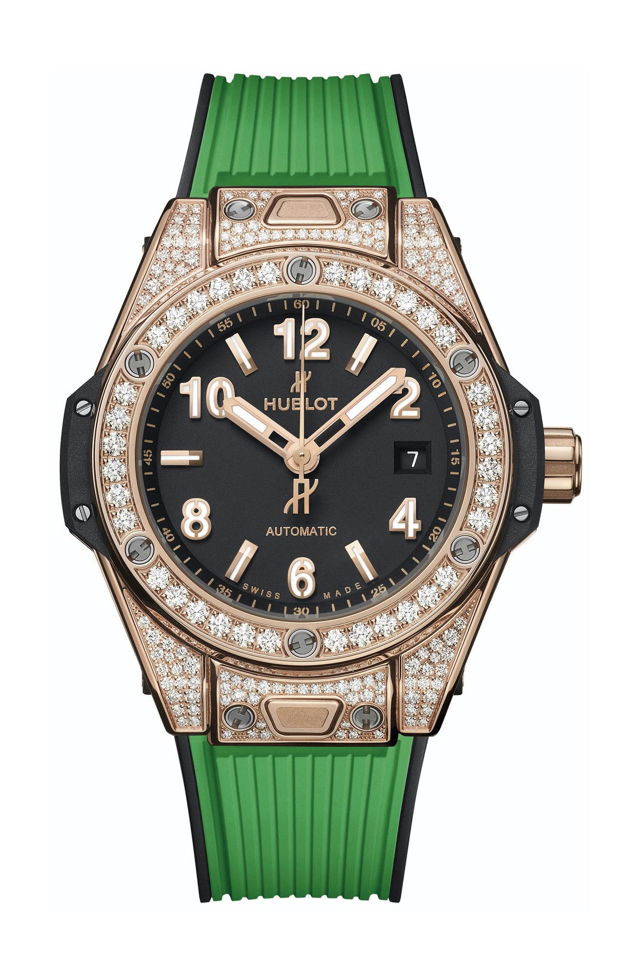 Hublot Big Bang One Click King Gold Pavé 33mm - View 2