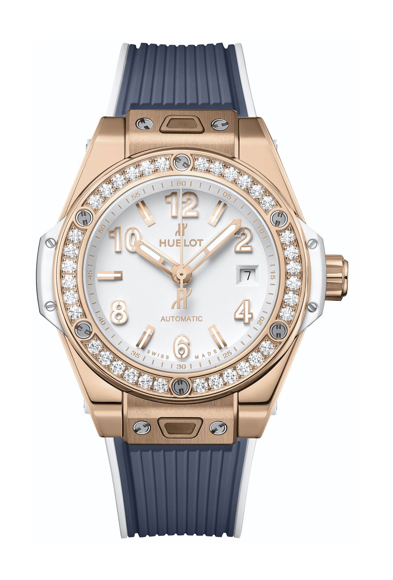 Hublot Big Bang One Click King Gold White Diamond 33mm - View 2