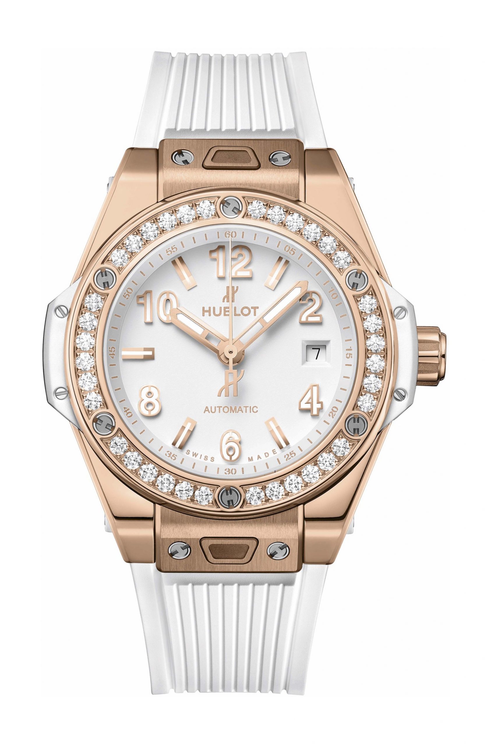 Hublot Big Bang One Click King Gold White Diamond 33mm watch