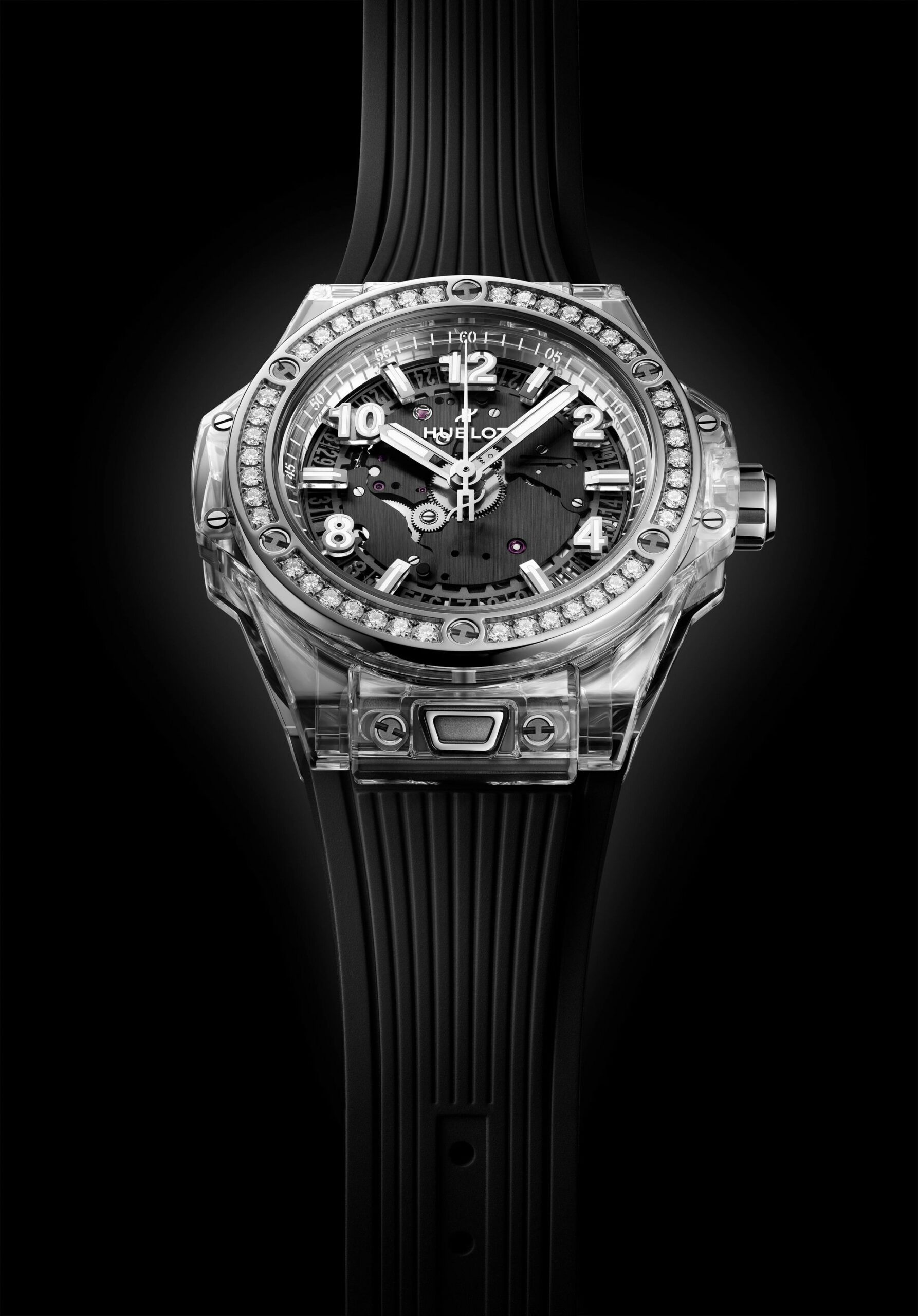 Hublot Big Bang One Click Sapphire Diamonds - View 3