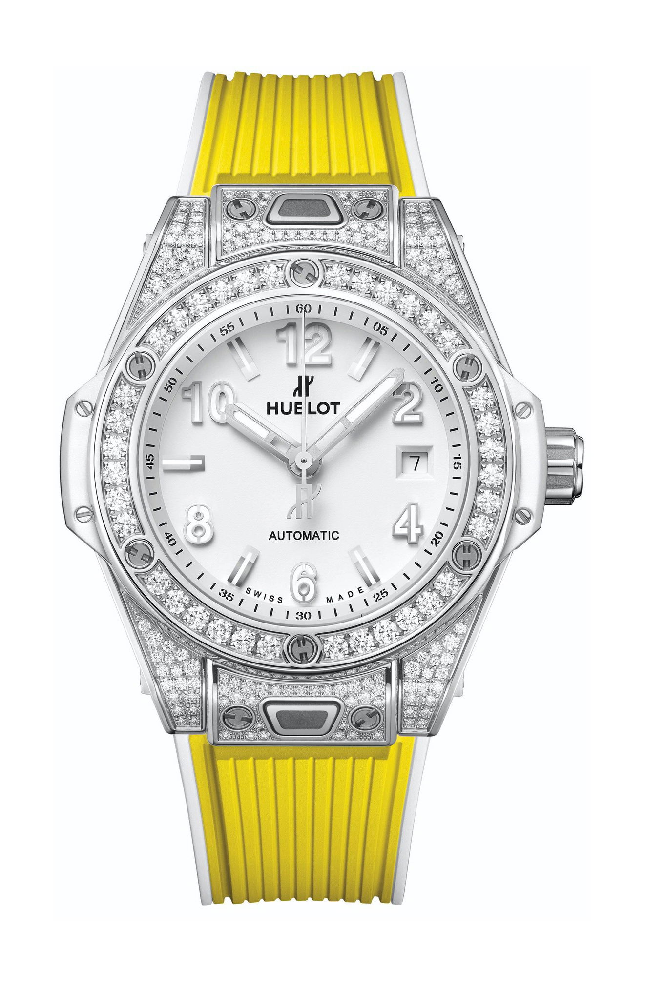 Hublot Big Bang One Click Steel White Pavé 33mm - View 2