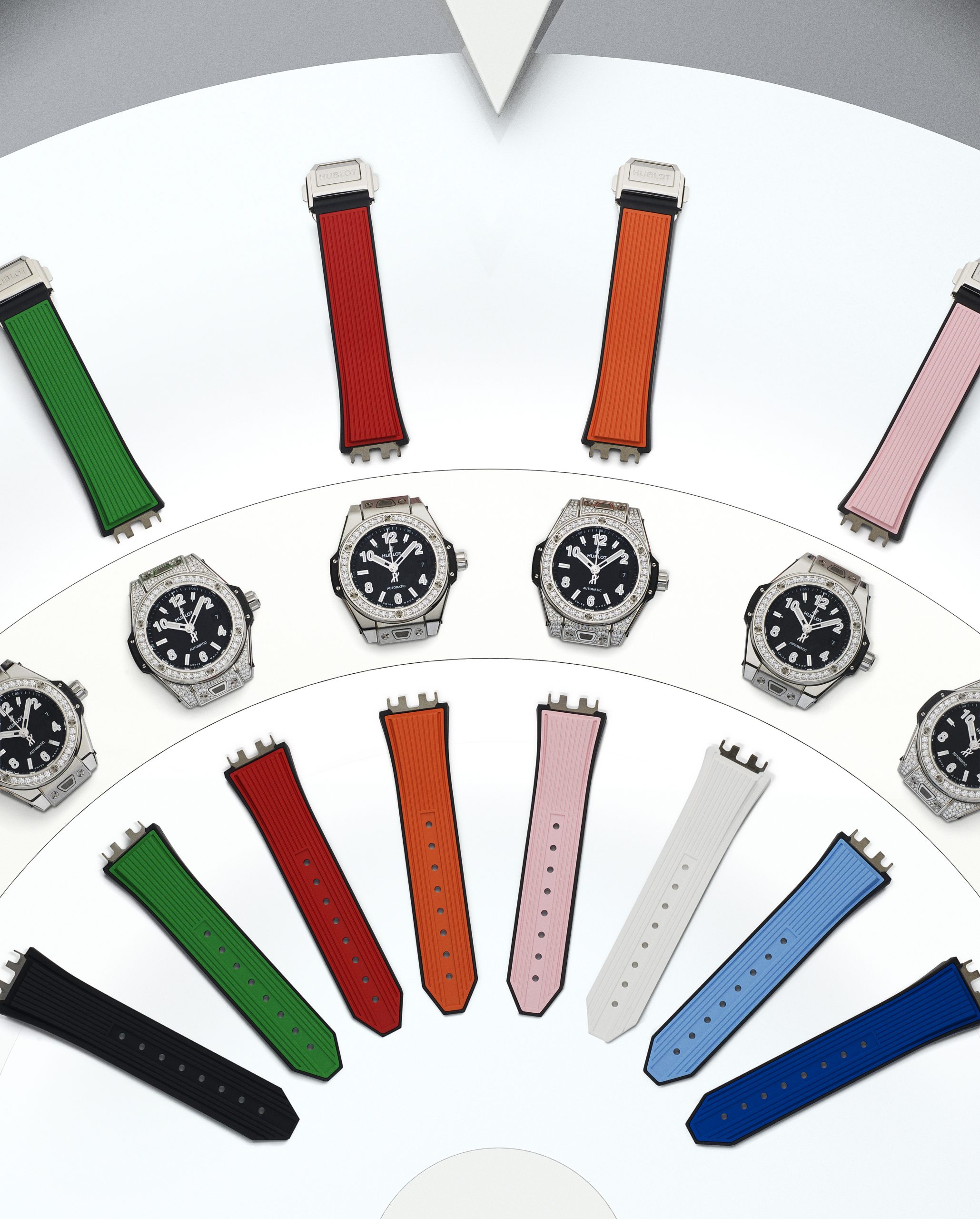 Hublot Big Bang One Click Steel White Pavé 33mm - View 3