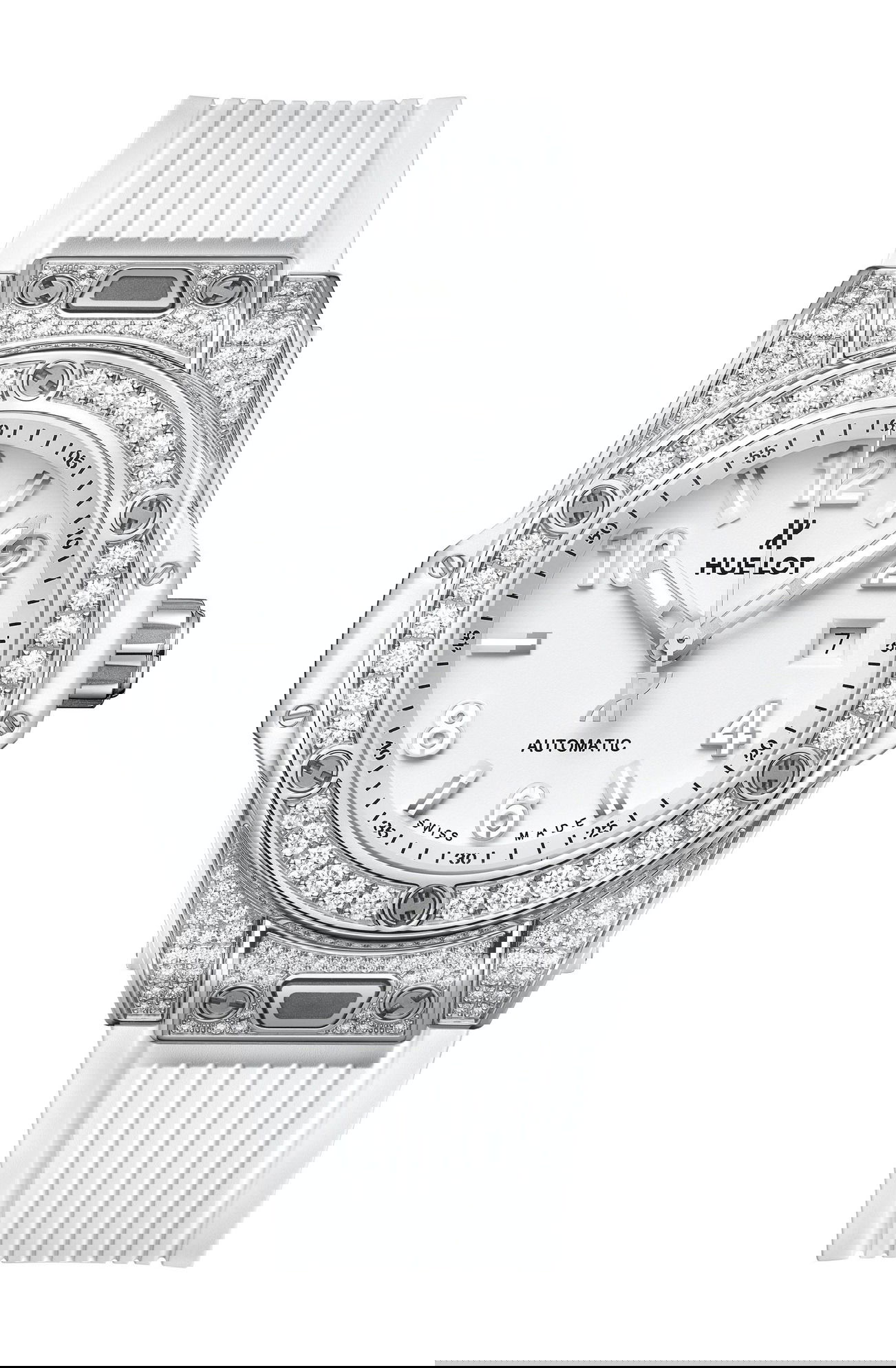 Hublot Big Bang One Click Steel White Pavé 33mm watch