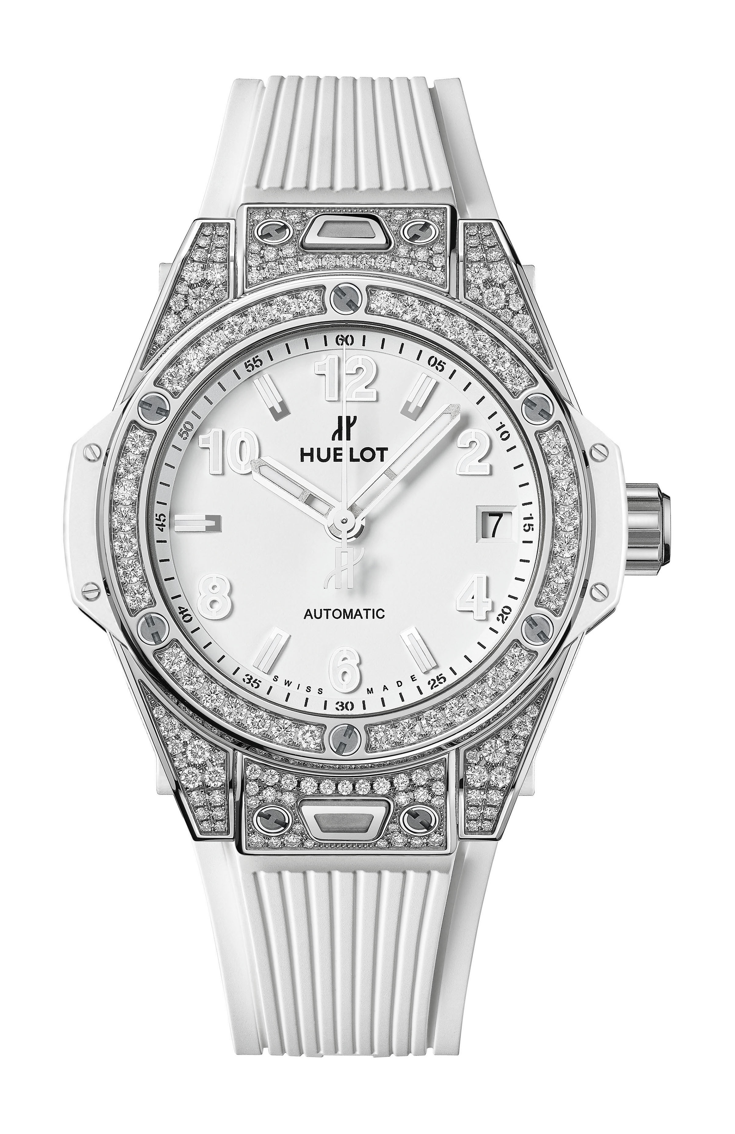 Hublot Big Bang One Click Steel White Pavé watch