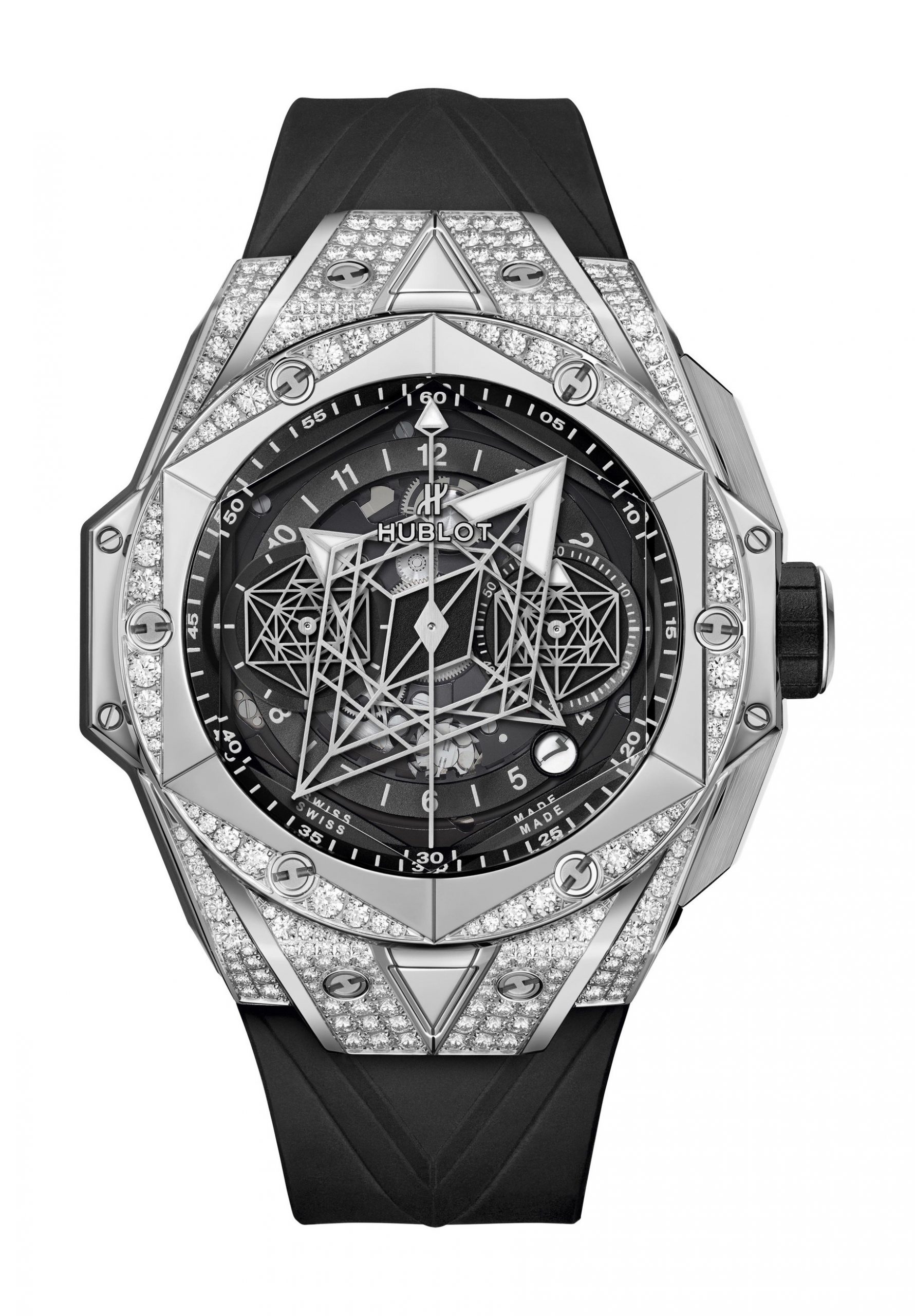 Hublot Big Bang Sang Bleu II Titanium Pavé watch
