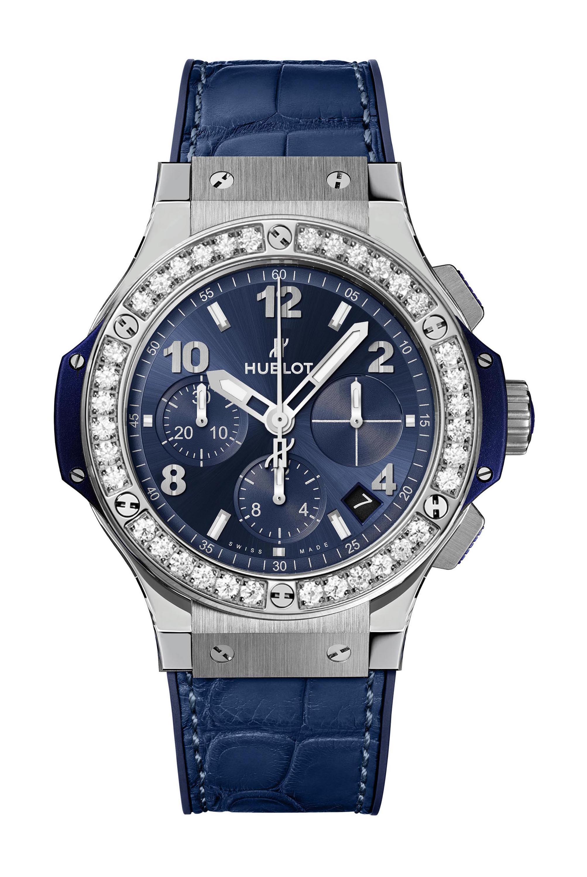 Hublot Big Bang Steel Blue Diamonds watch