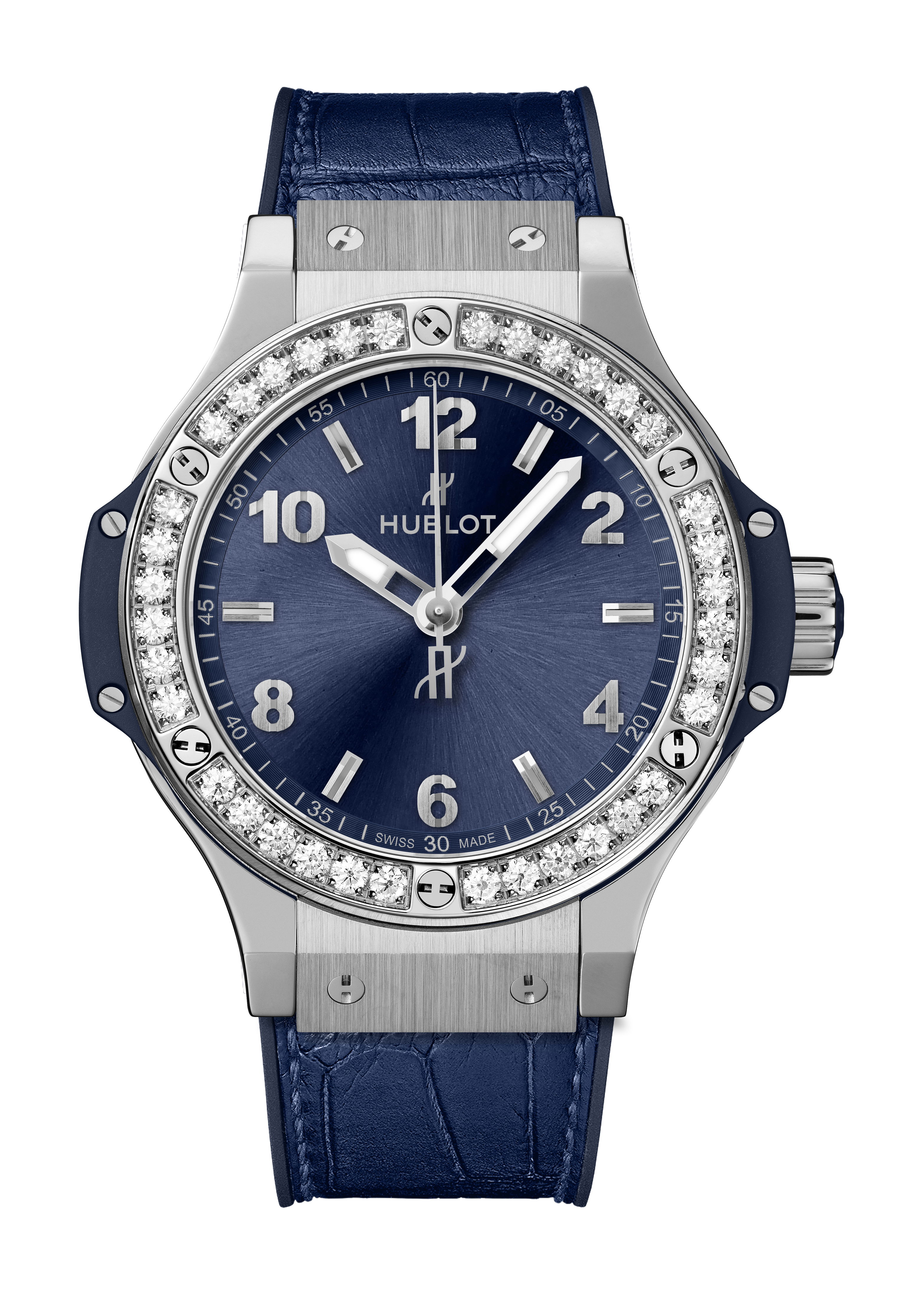Hublot Big Bang Steel Blue Diamonds watch