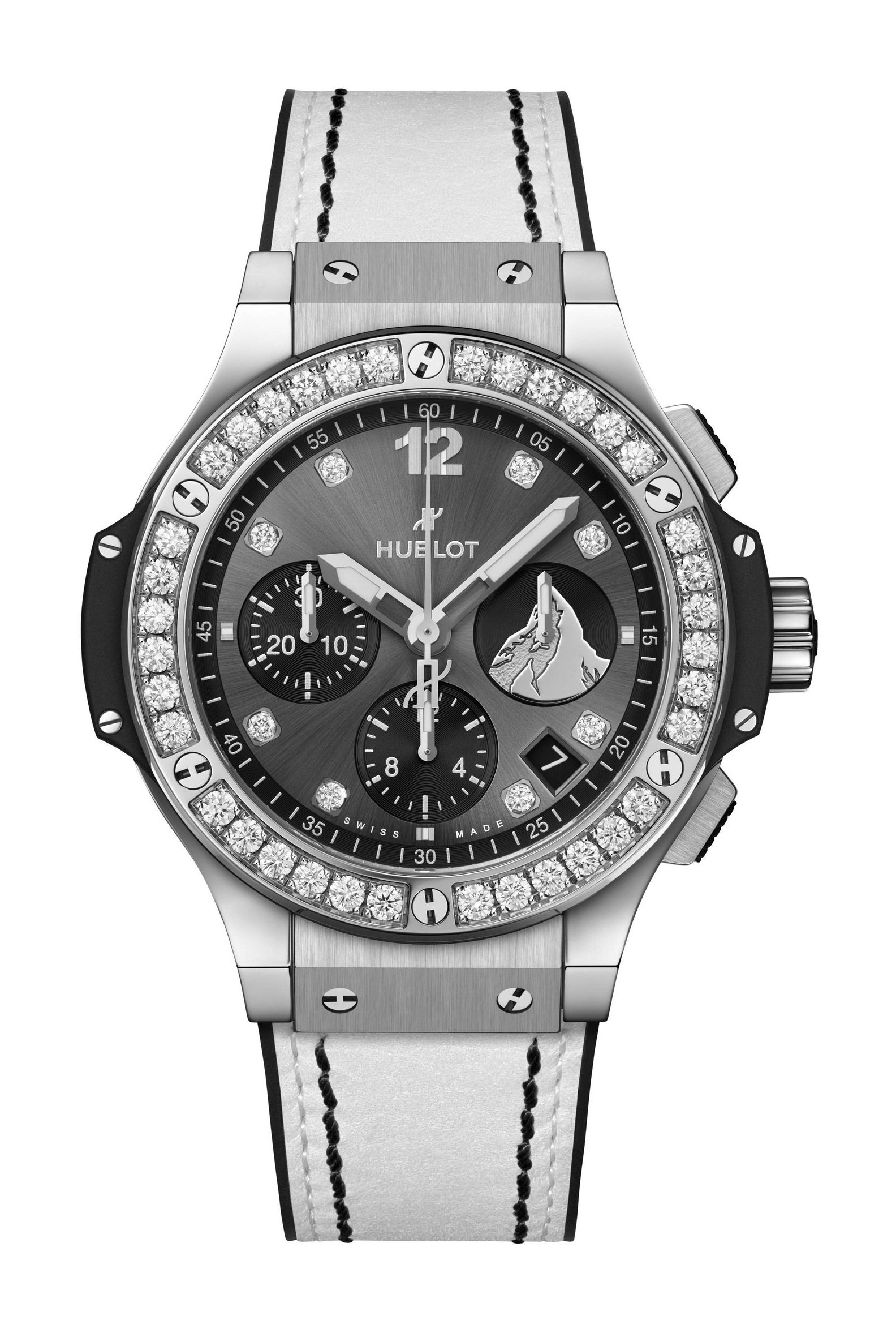 Hublot Big Bang Steel Diamonds Zermatt - View 2