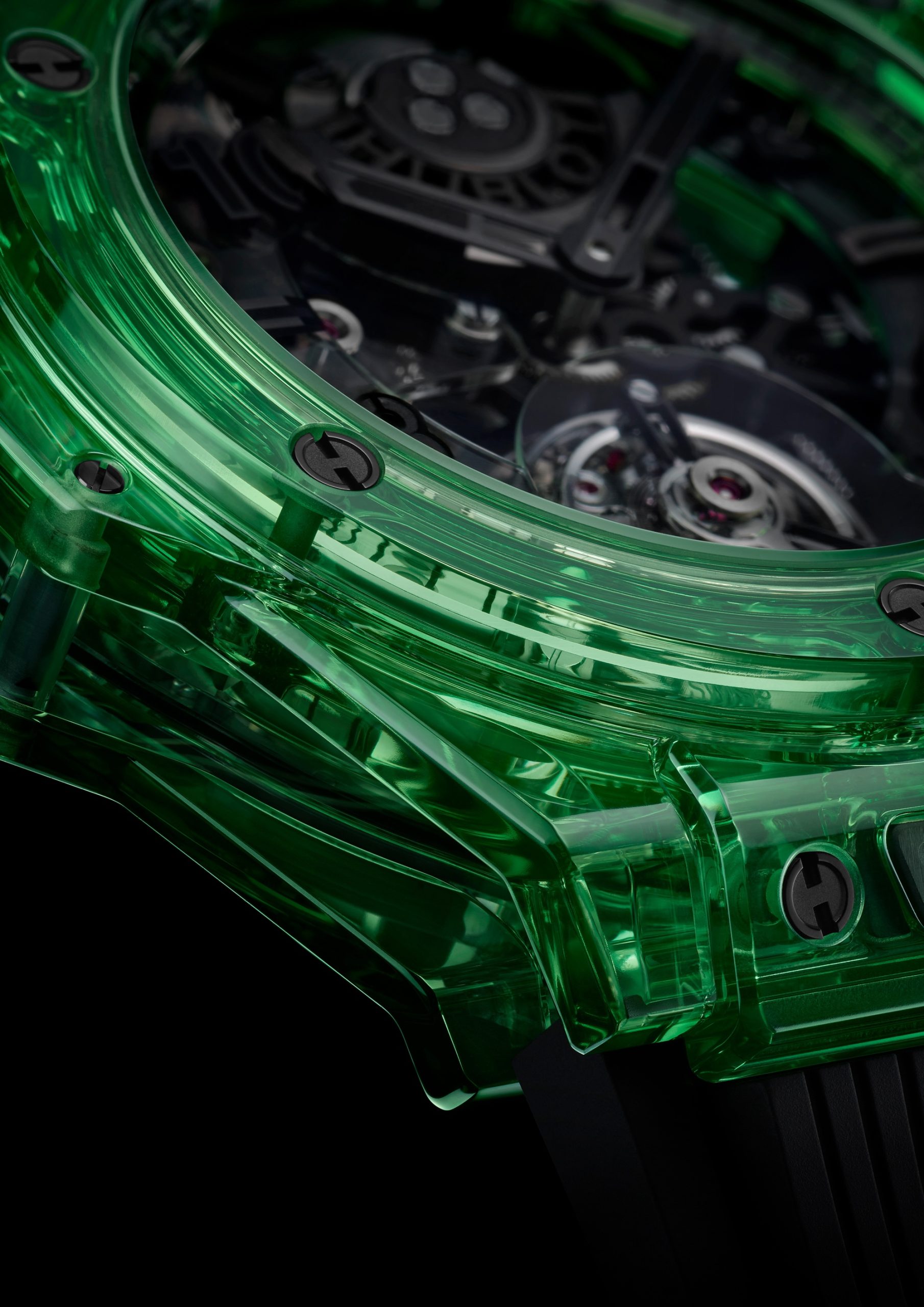 Hublot Big Bang Tourbillon Automatic Green Saxem - View 3
