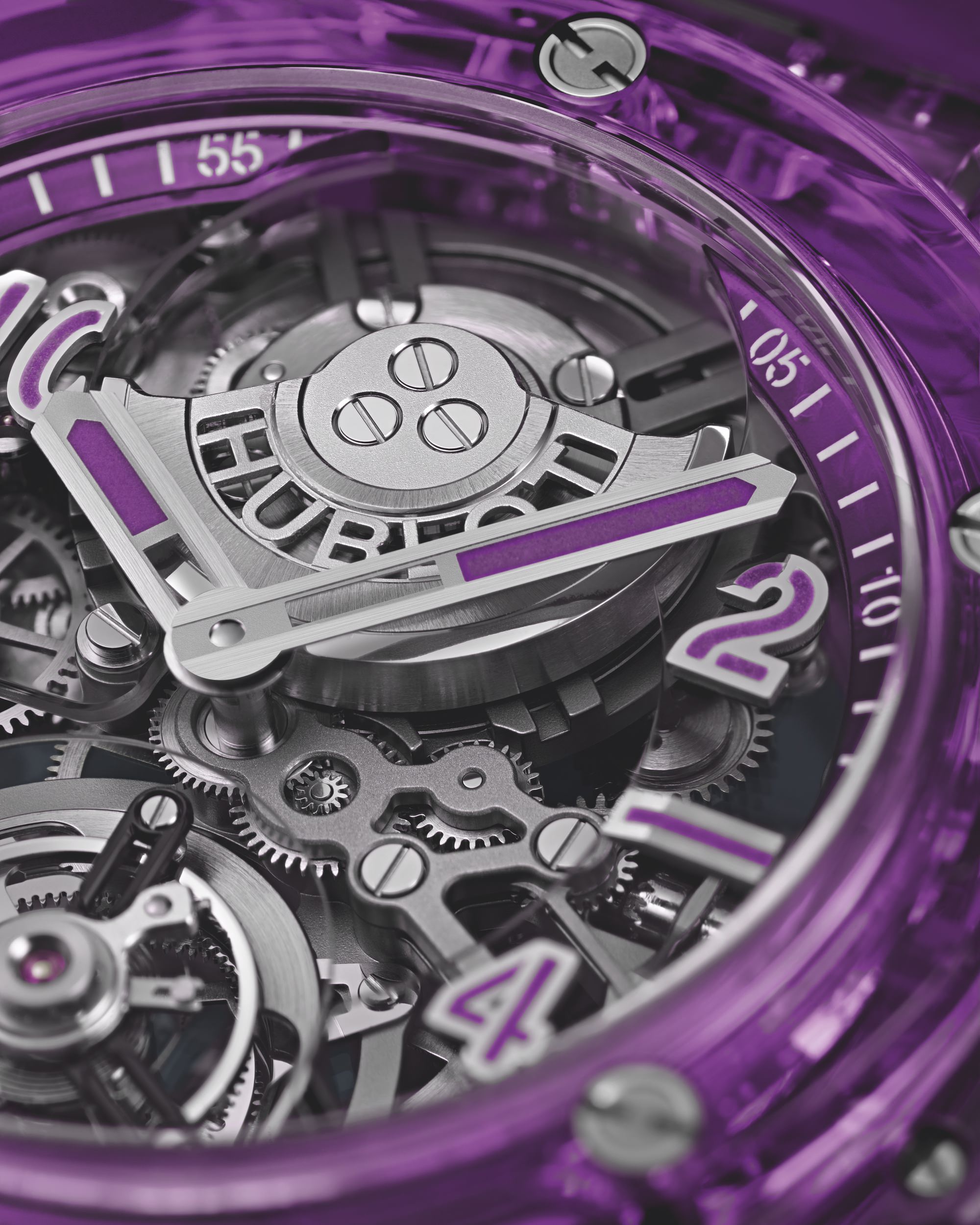Hublot Big Bang Tourbillon Automatic Purple Sapphire - View 3