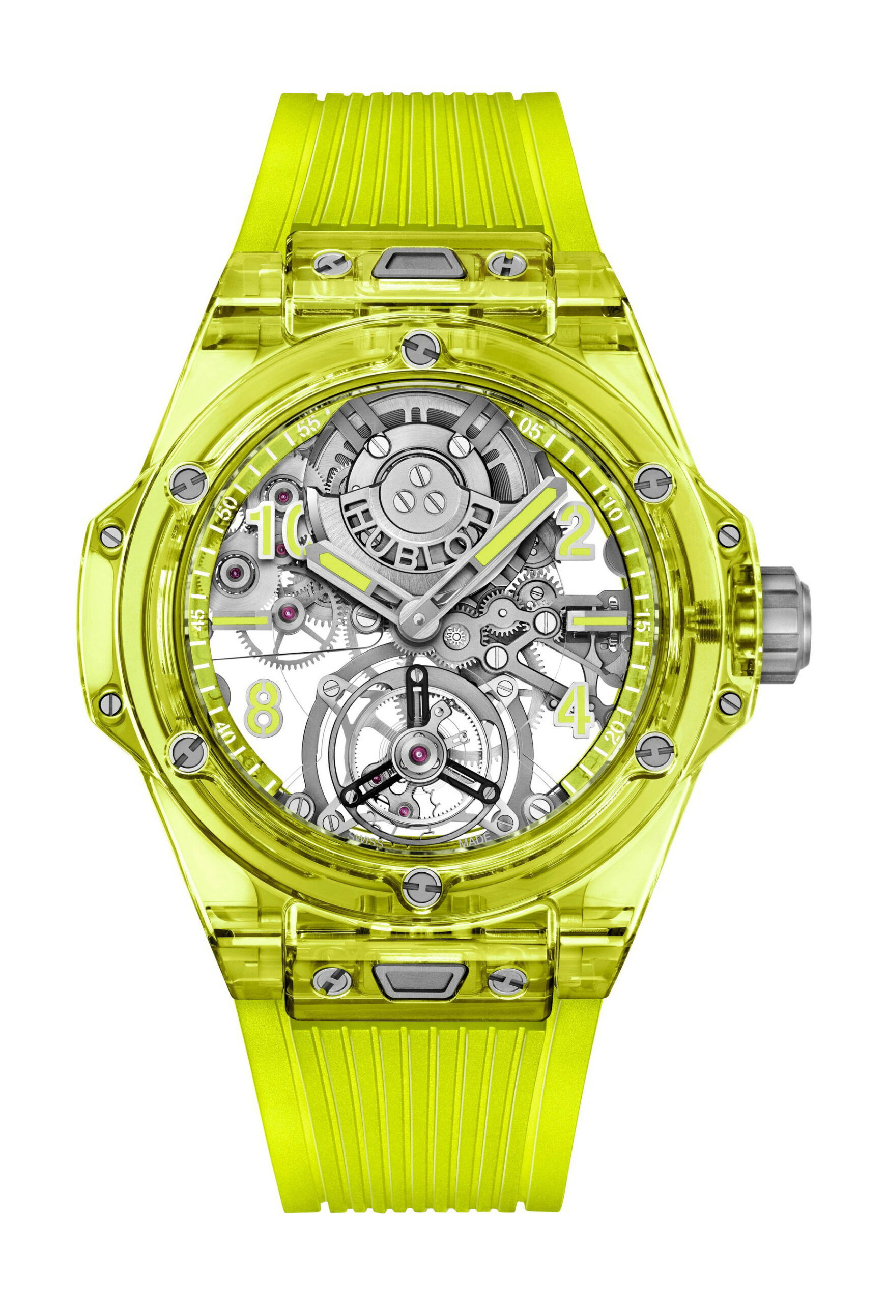 Hublot Big Bang Tourbillon Saxem Yellow Neon watch