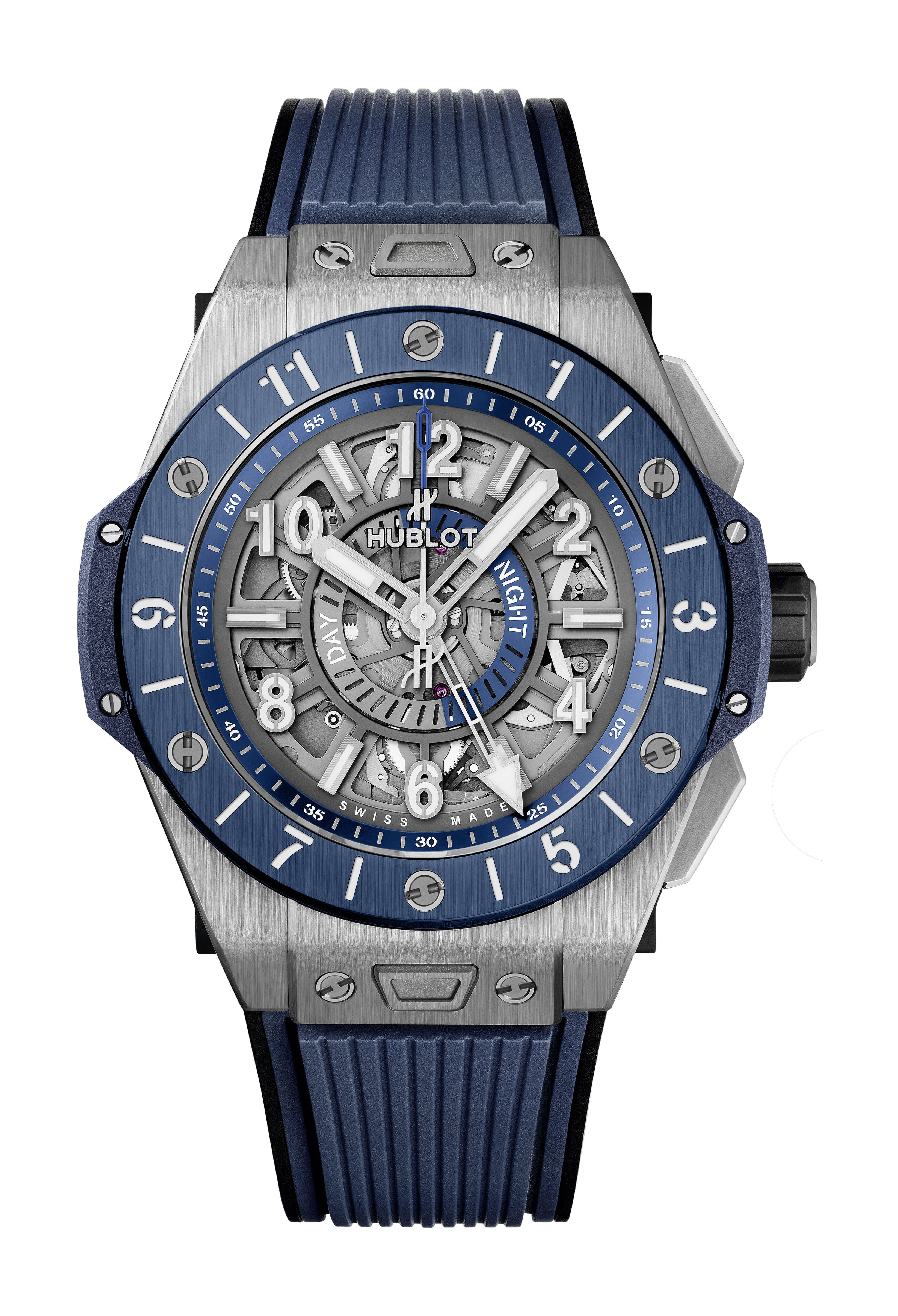 Hublot Big Bang Unico Gmt Titanium Blue Ceramic watch