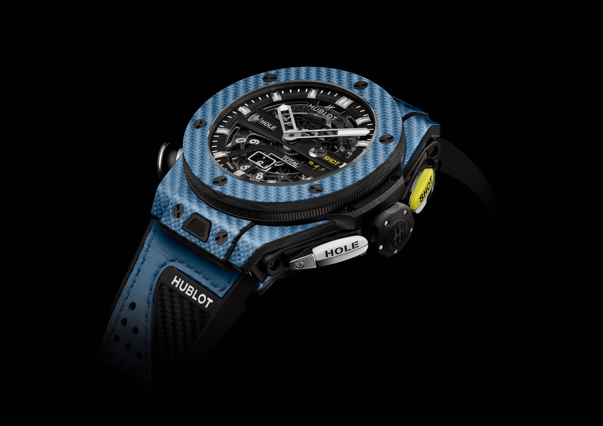 Hublot Big Bang Unico Golf Sky Blue Carbon - View 2