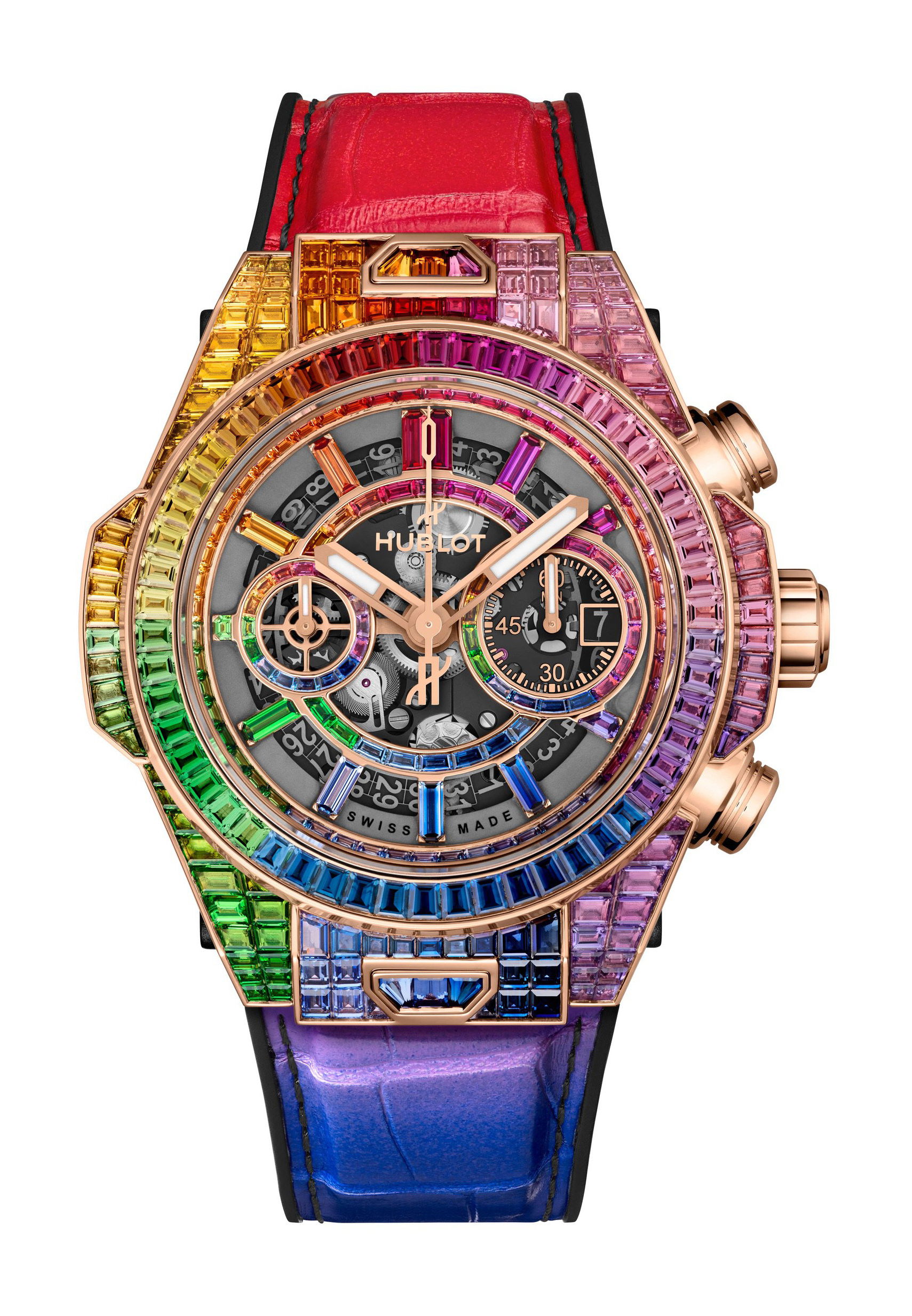 Hublot Big Bang Unico High Jewellery King Gold Rainbow watch