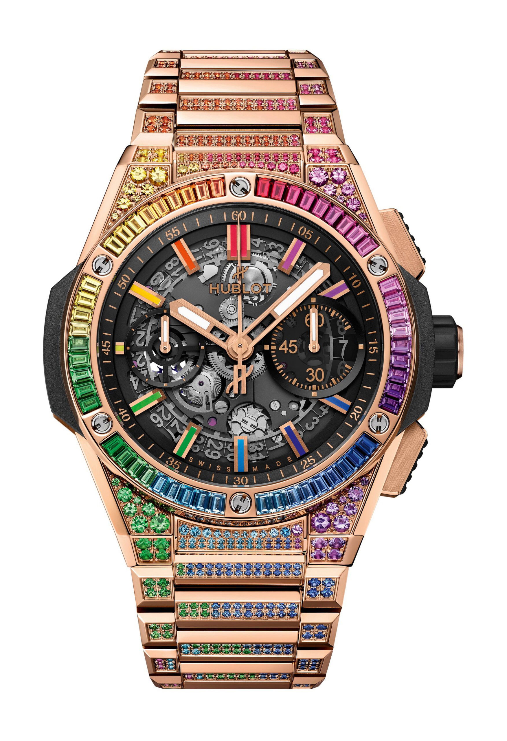 Hublot Big Bang Unico Integrated Rainbow watch