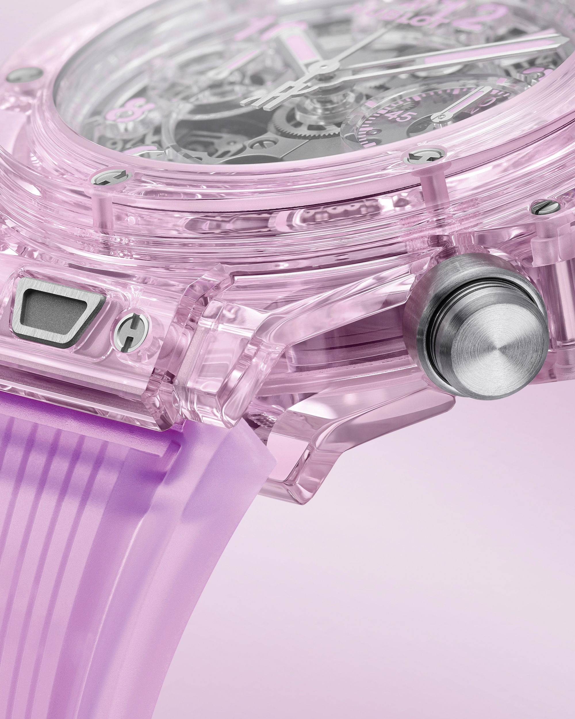 Hublot Big Bang Unico Pink Sapphire - View 3