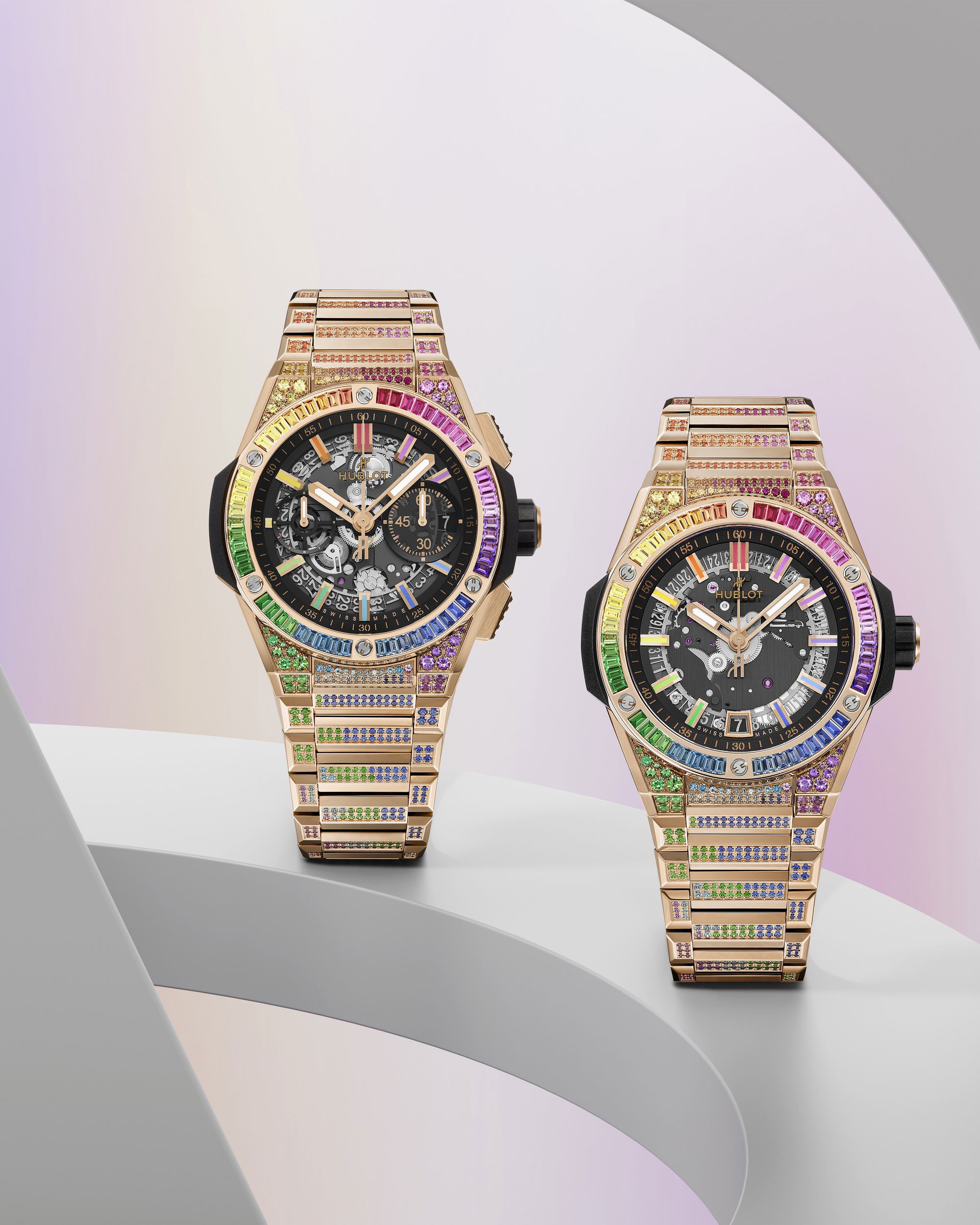 Hublot Big Bang Unico Time Only Rainbow - View 2