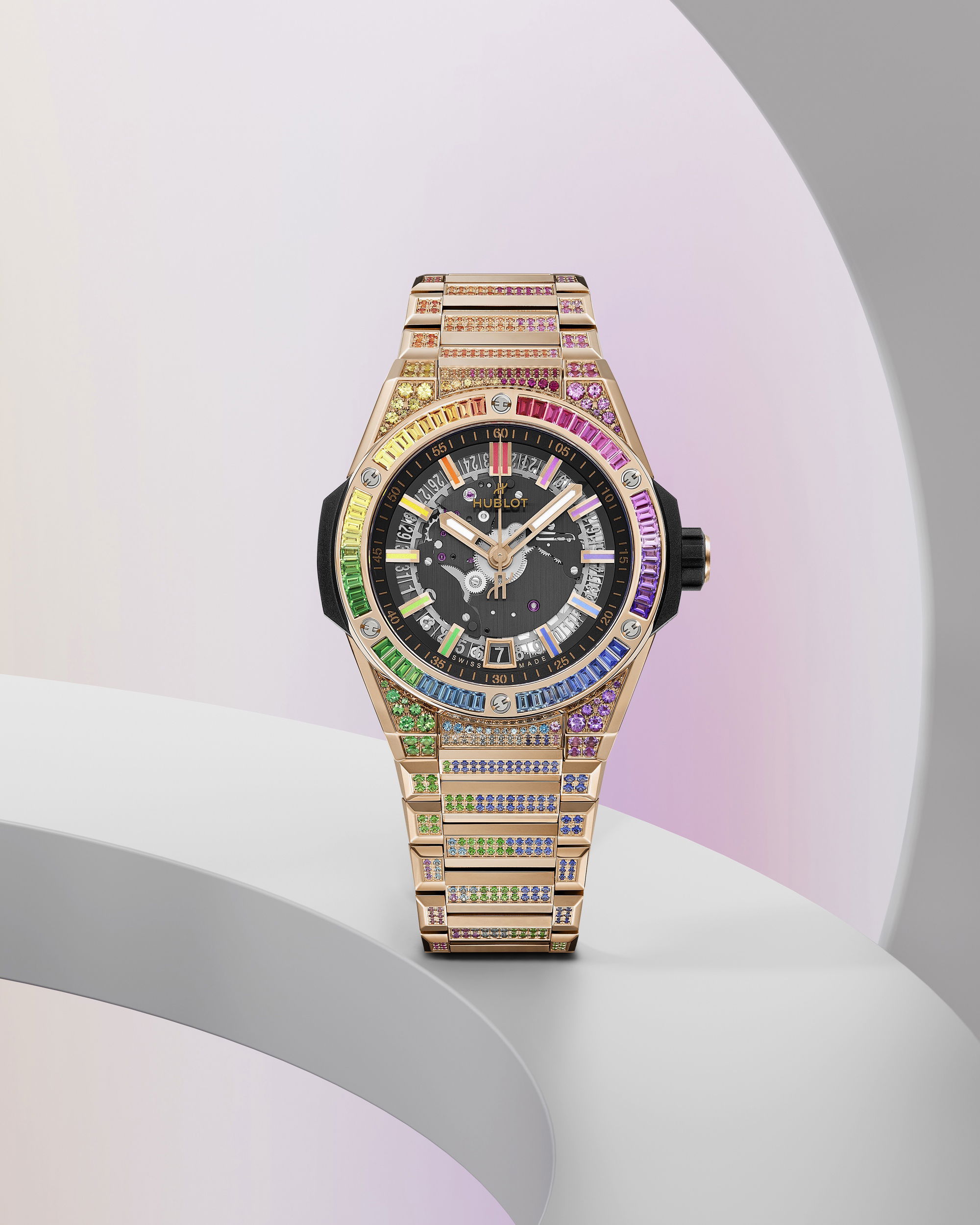 Hublot Big Bang Unico Time Only Rainbow - View 3