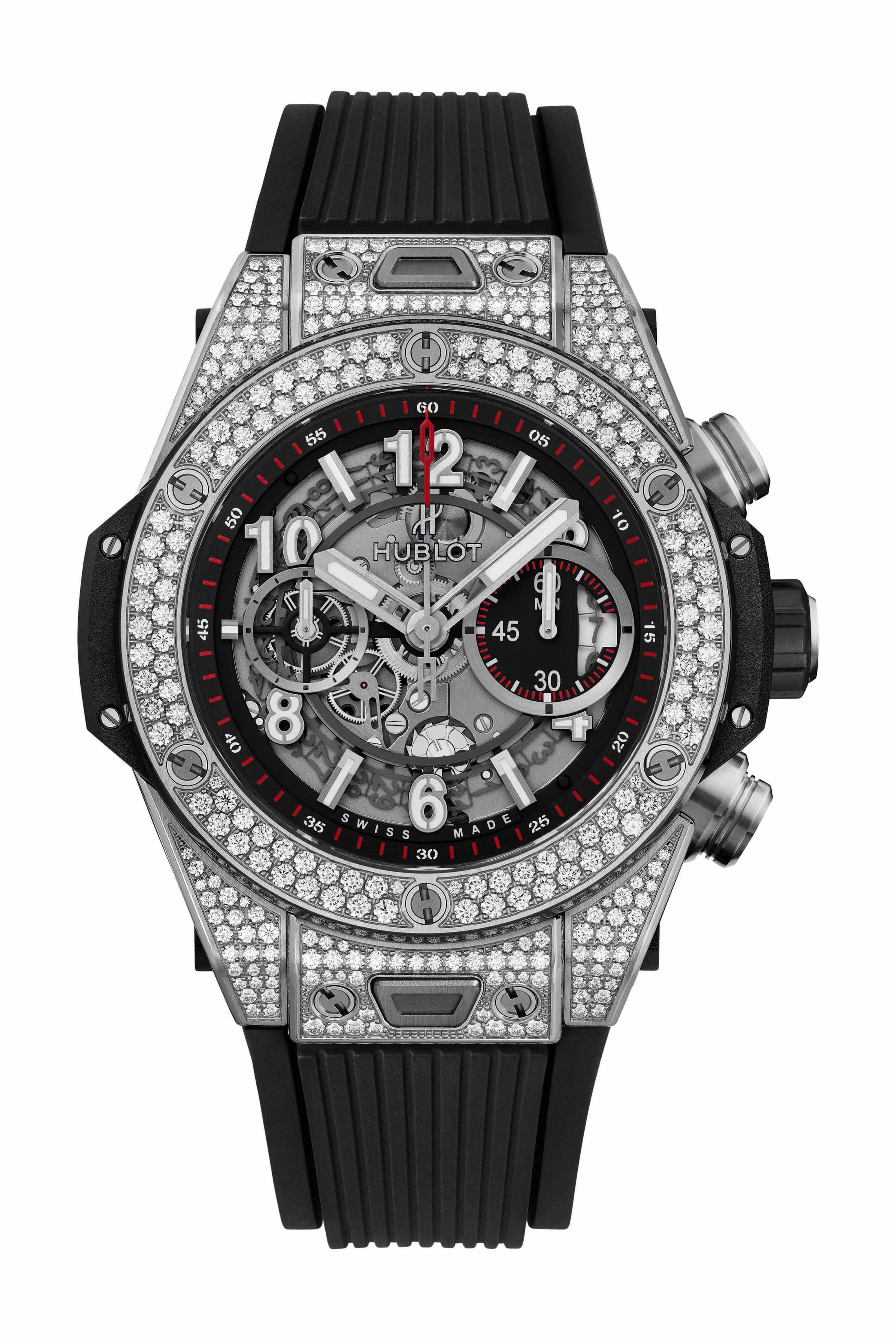 Hublot Big Bang Unico Titanium Pavé watch