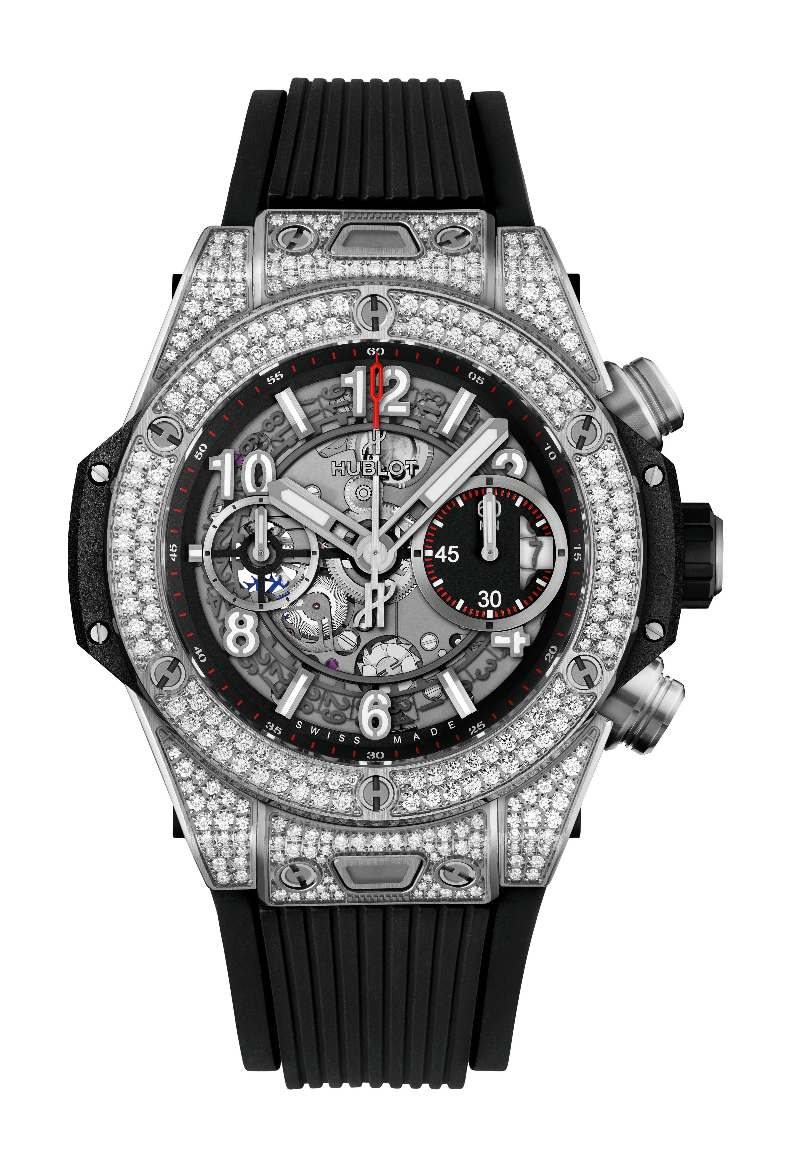 Hublot Big Bang Unico Titanium Pavé watch