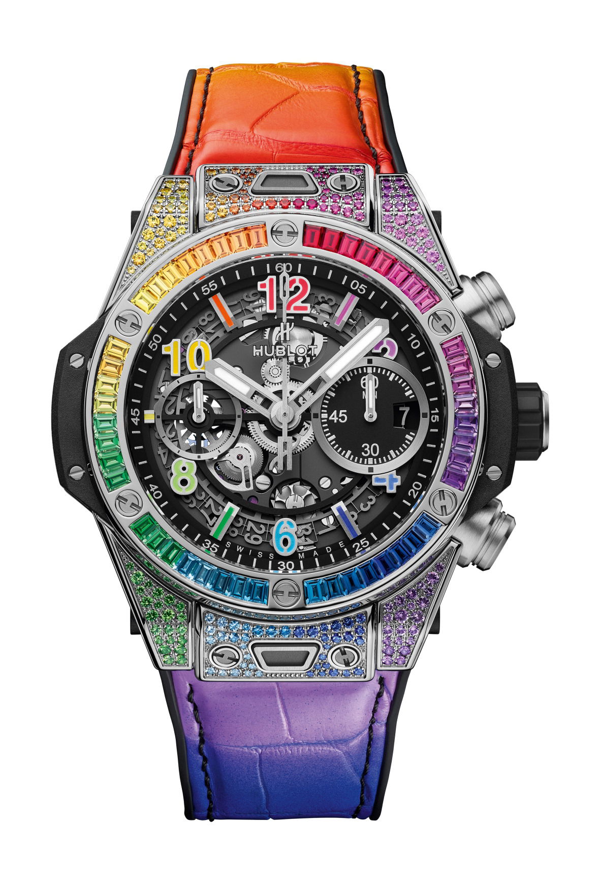 Hublot Big Bang Unico Titanium Rainbow watch