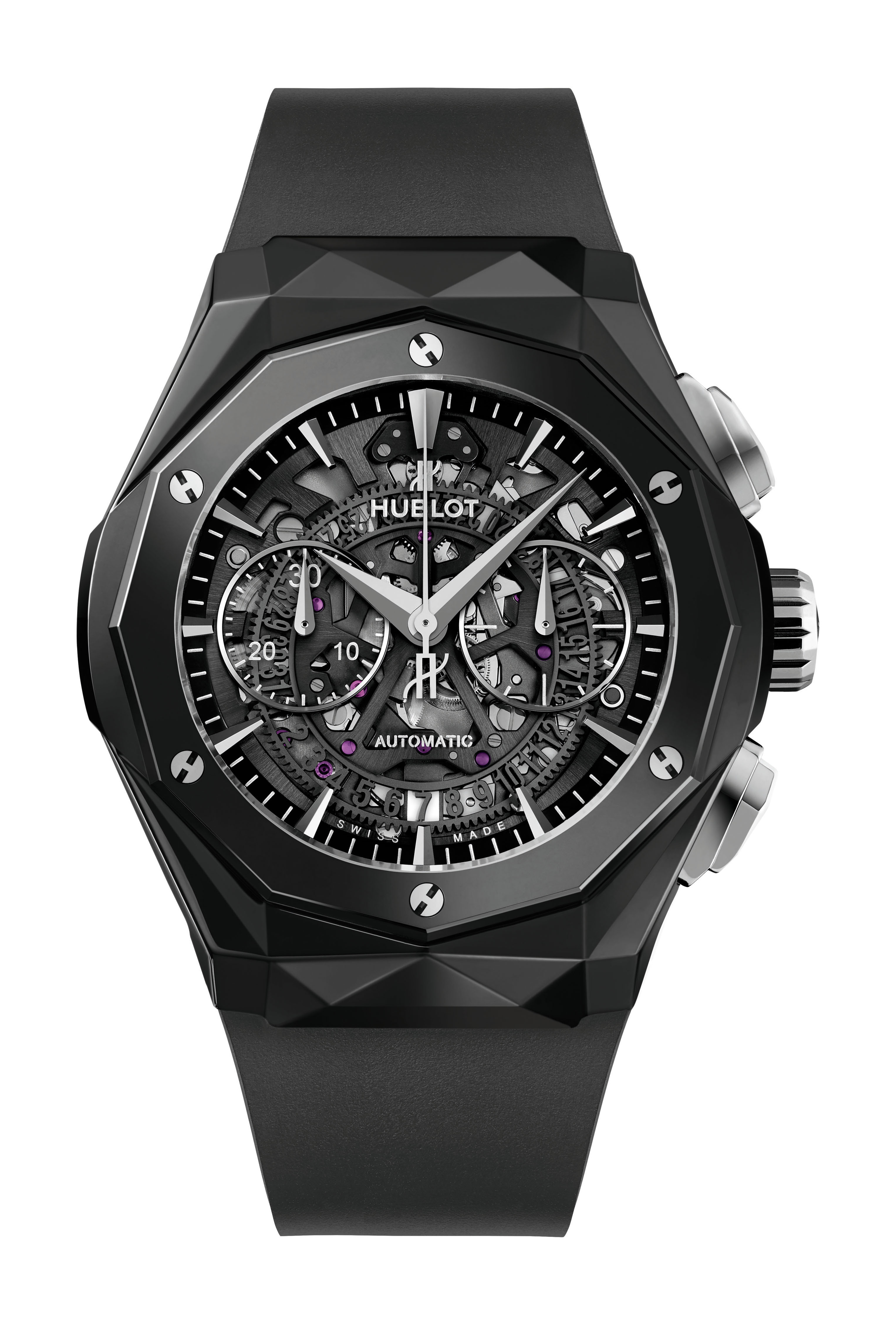 Hublot Classic Fusion Aerofusion Chronograph Orlinski Black Magic watch