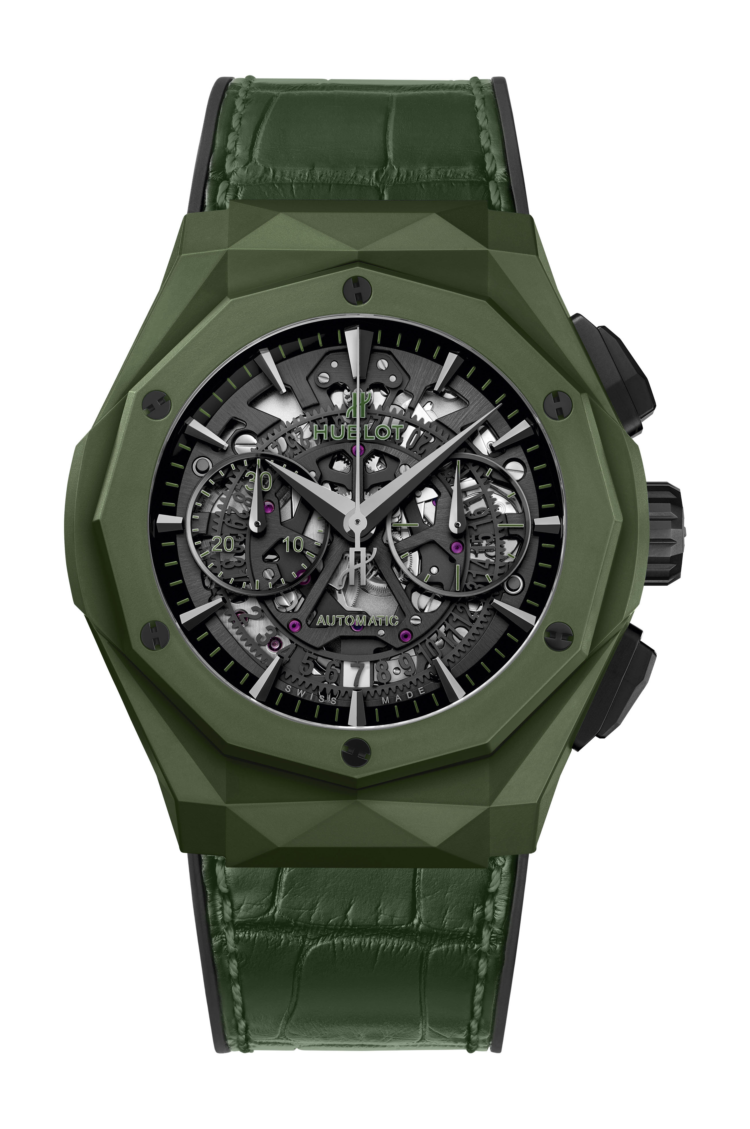 Hublot Classic Fusion Aerofusion Chronograph Orlinski Green Ceramic watch