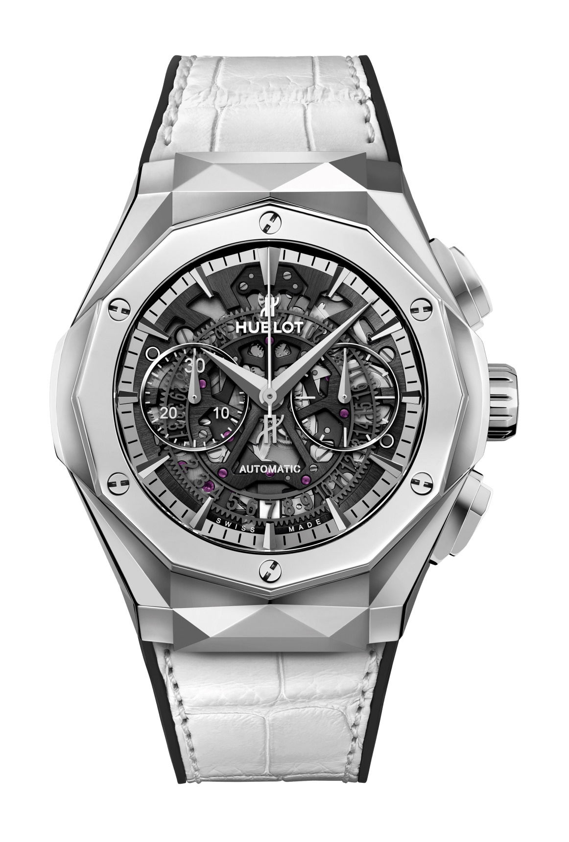 Hublot Classic Fusion Aerofusion Chronograph Orlinski Titanium White watch