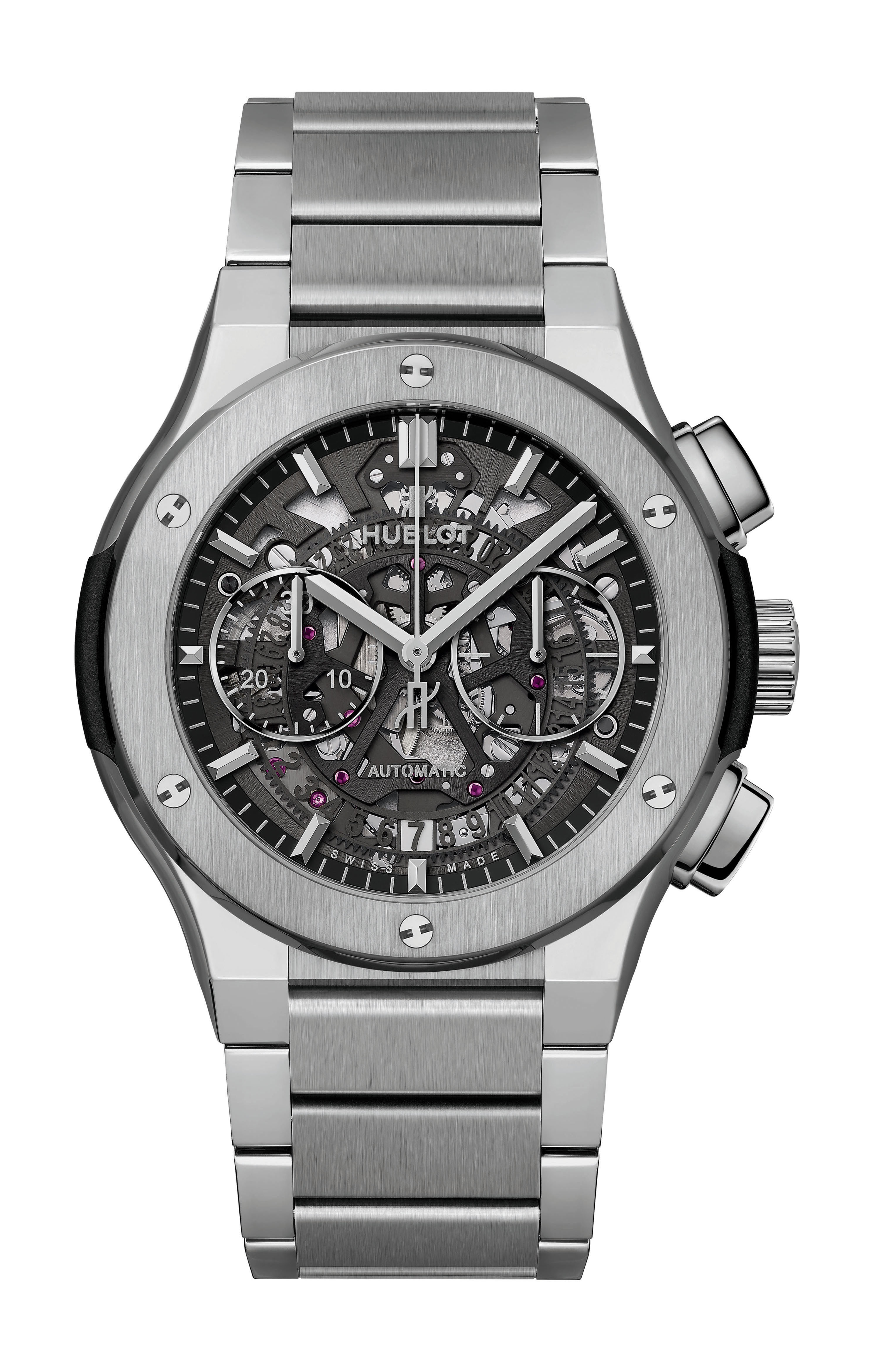 Hublot Classic Fusion Aerofusion Chronograph Titanium Bracelet watch