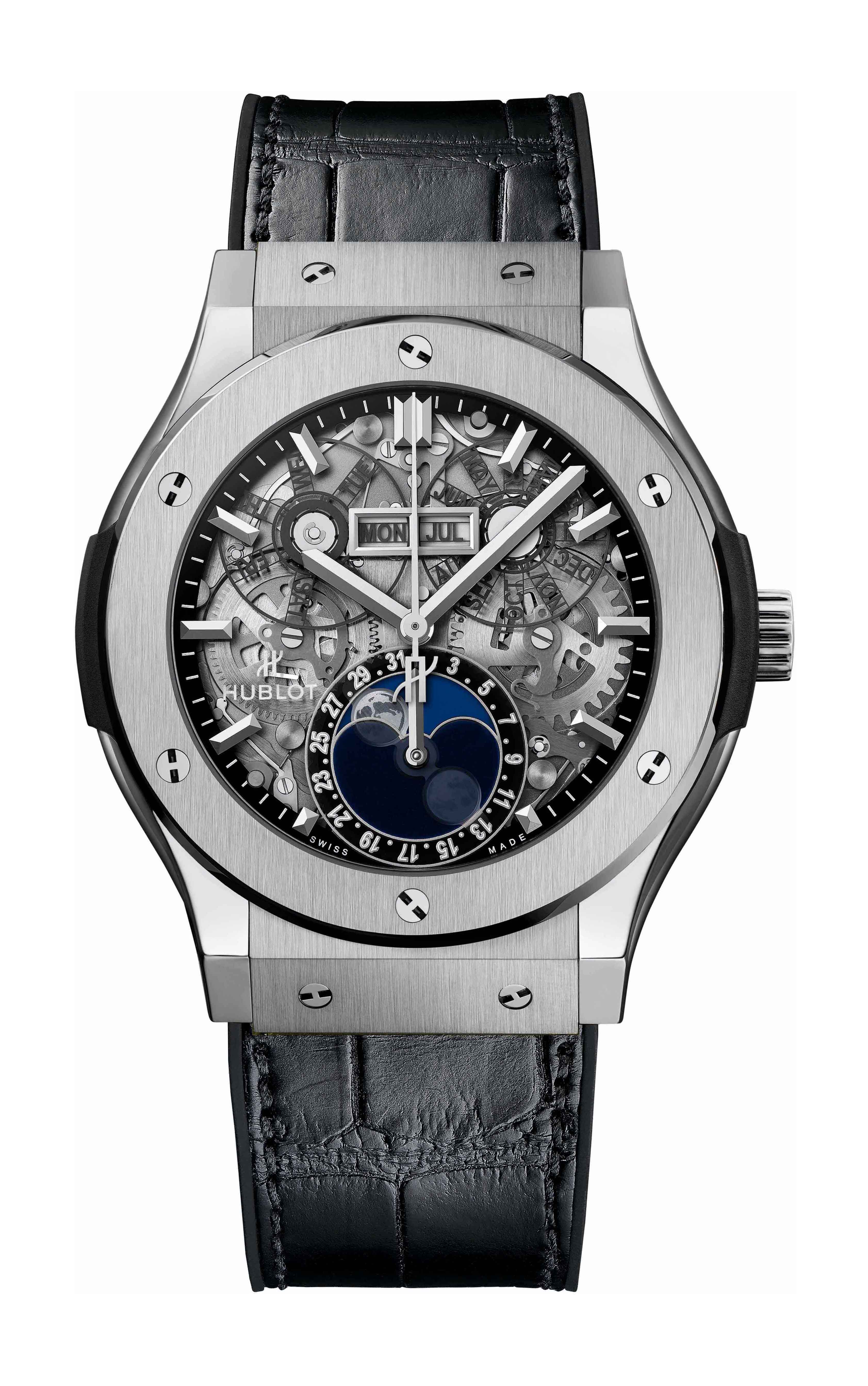 Hublot Classic Fusion Aerofusion Moonphase Aeromoon Titanium watch