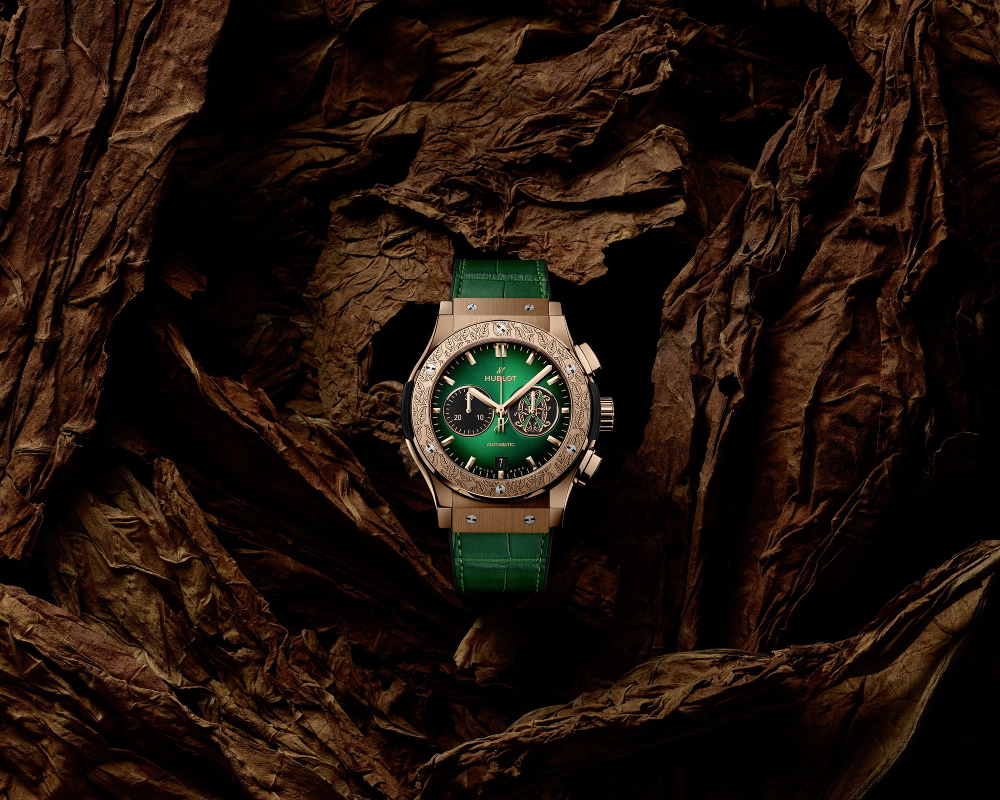 Hublot Classic Fusion Chronograph Arturo Fuente King Gold - View 2