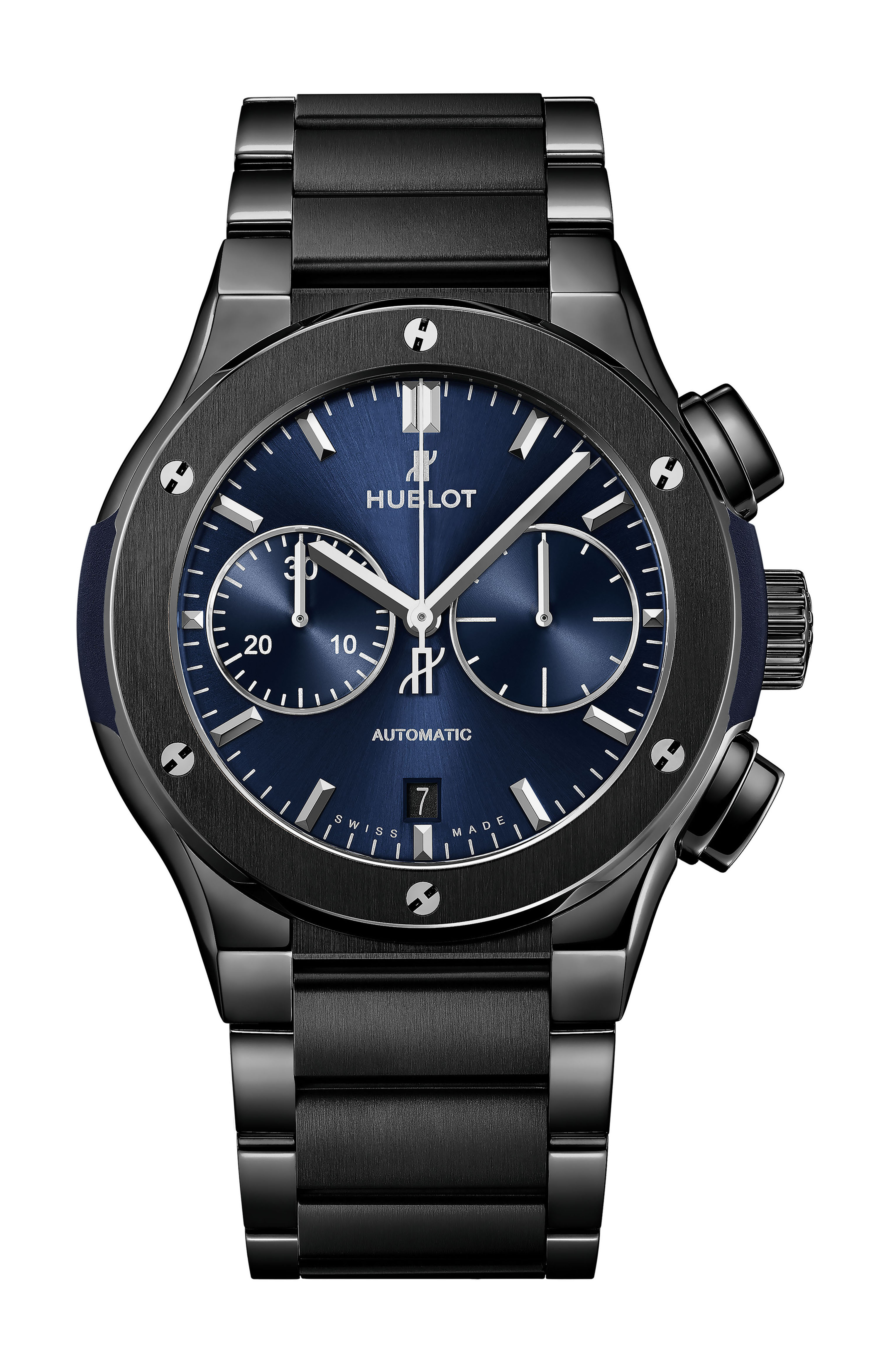 Hublot Classic Fusion Chronograph Ceramic Blue Bracelet watch