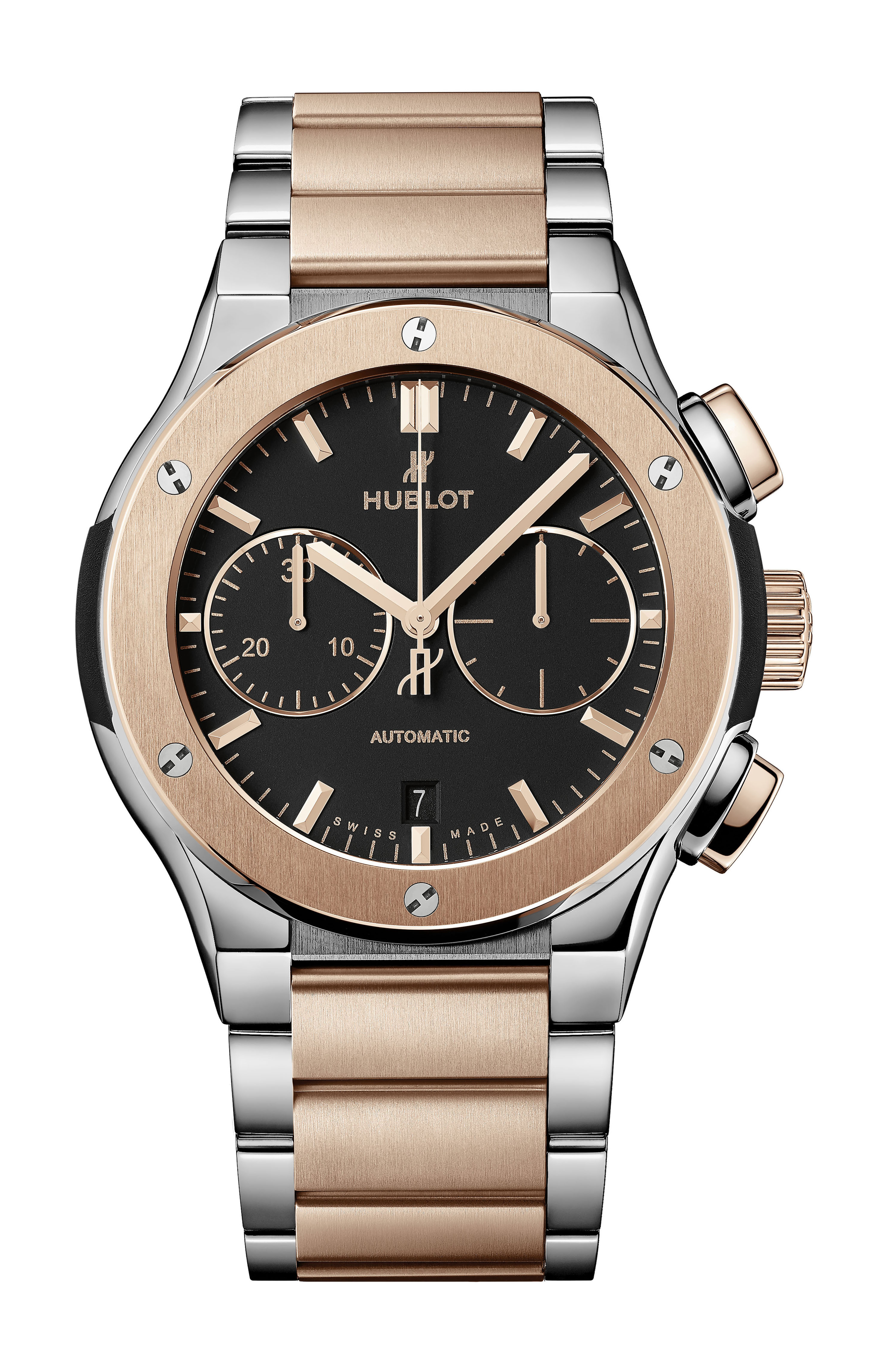 Hublot Classic Fusion Chronograph Titanium King Gold Bracelet watch